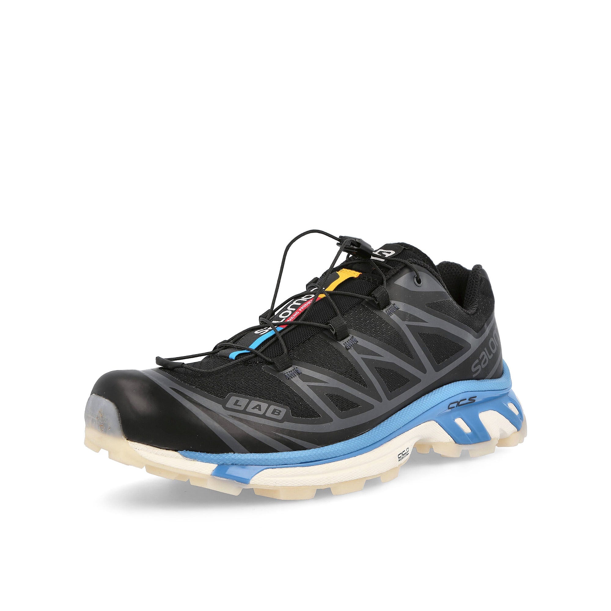 Salomon xt-6 clear Black-Riviera-Nimbus Cloud Sneakers Close Up | Overkill
