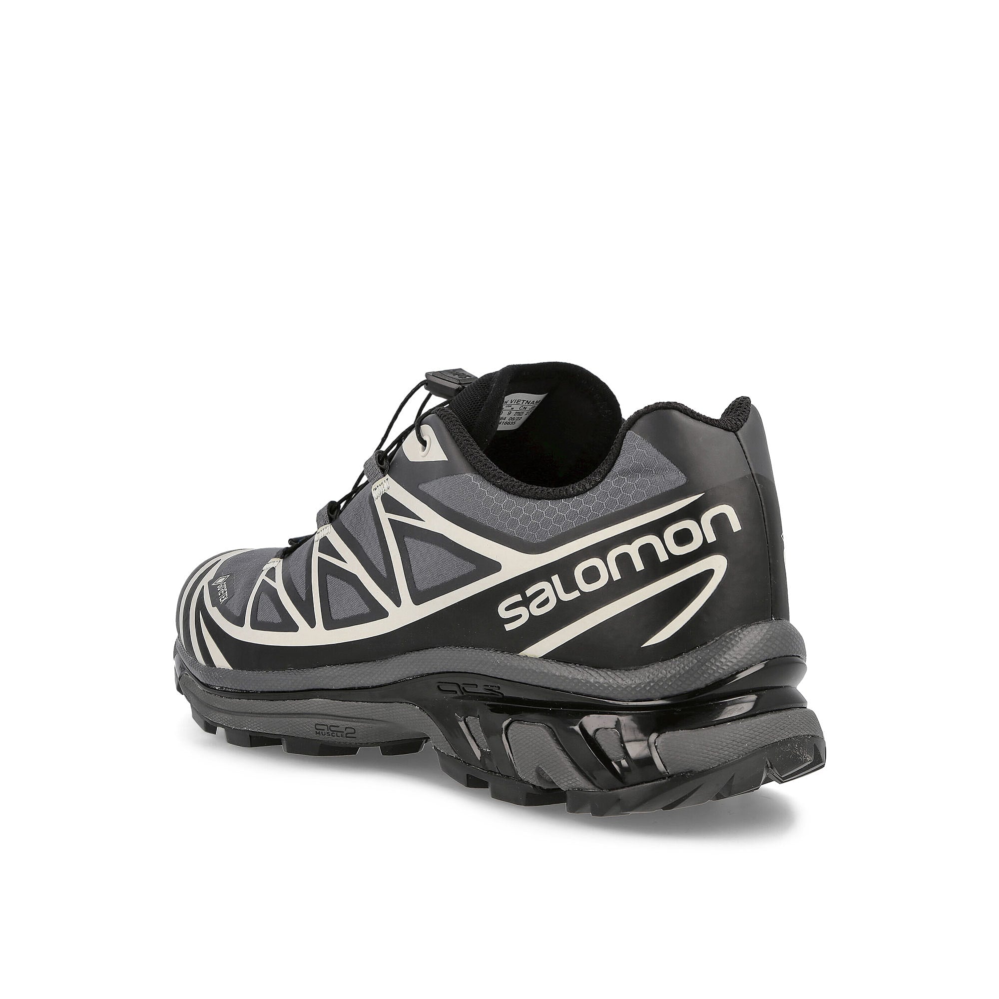 Salomon XT-6 GTX Black / Ebony / Lunar Rock Sneakers Material | Overkill