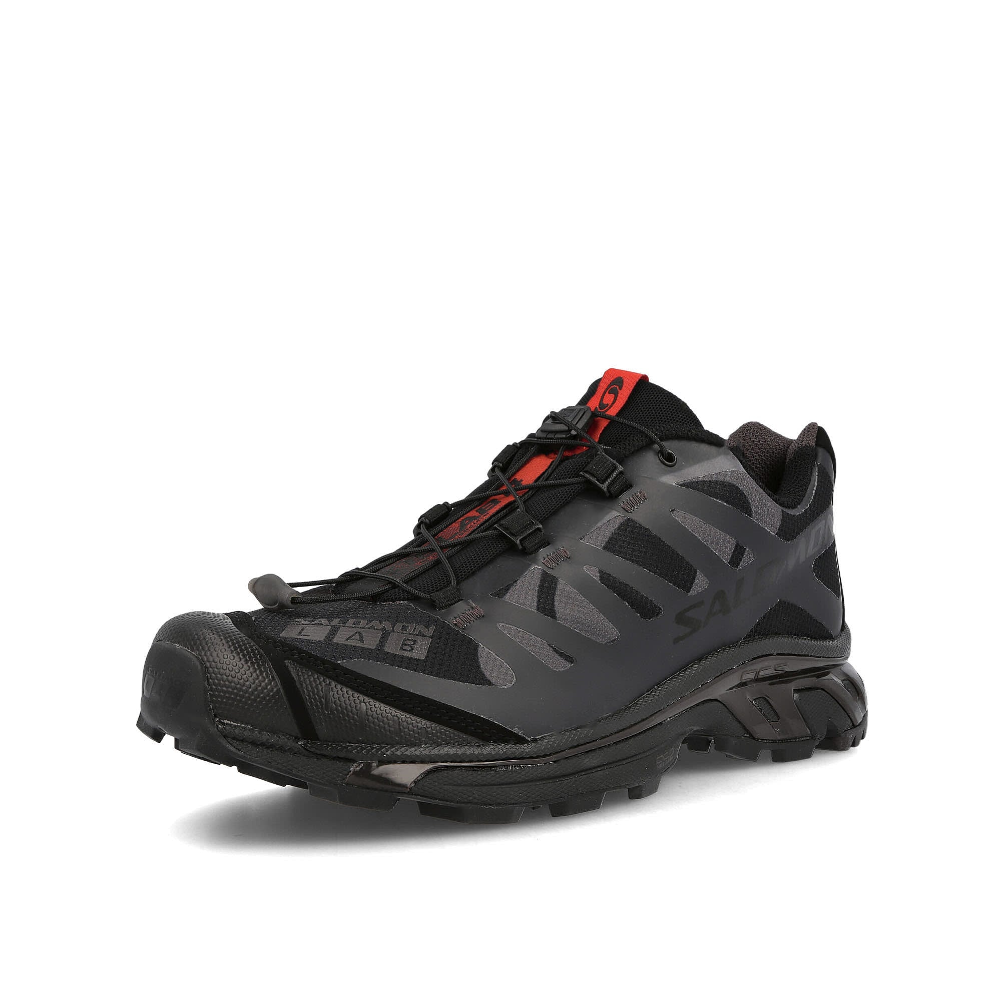 Salomon Slam Jam x Salomon XT-4 Black / Magnet / Goji Berry Sneakers Close Up | Overkill