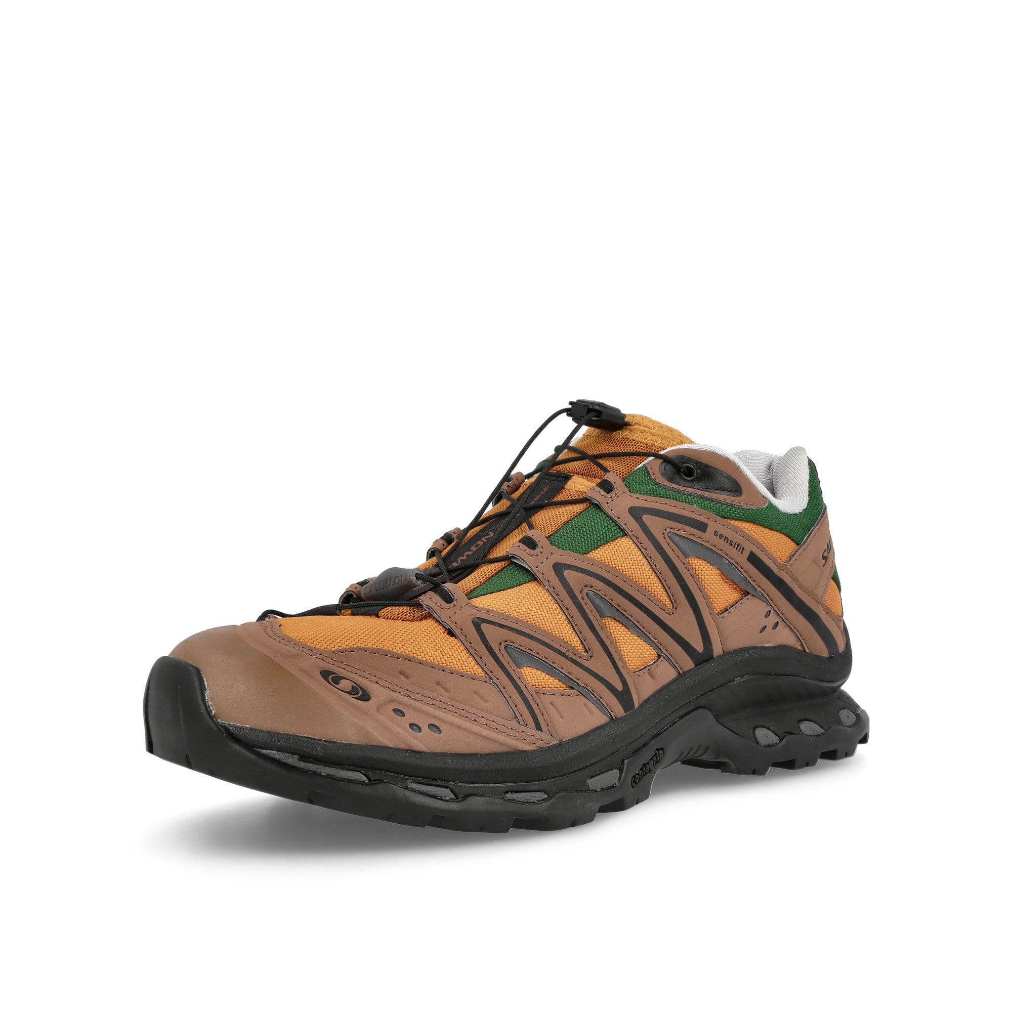 Salomon XT-Quest Golden Oak-Acorn-Black Sneakers Close Up | Overkill