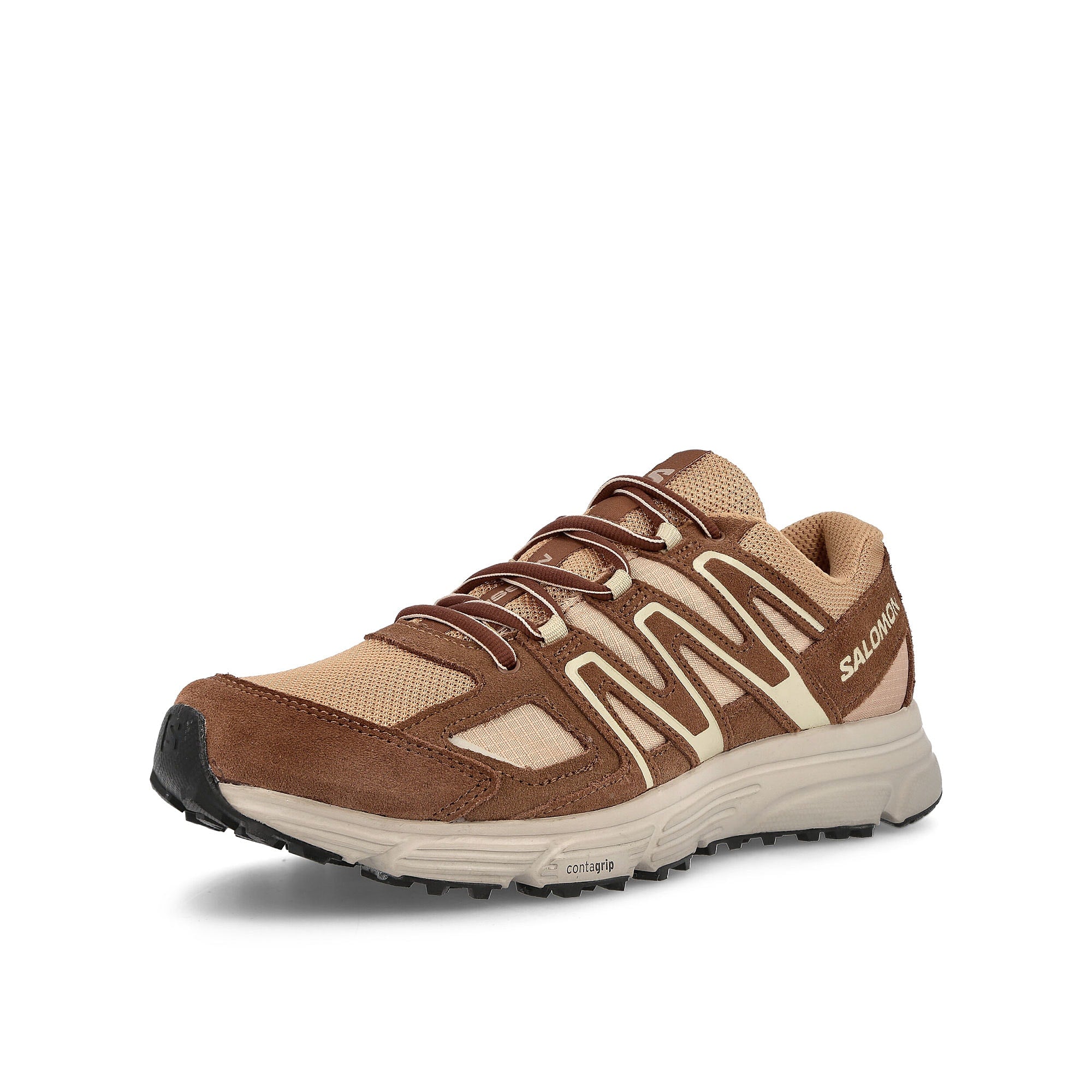 Salomon x-mission 4 suede Fenugreek / Acom / Rainy Day Sneakers Close Up | Overkill