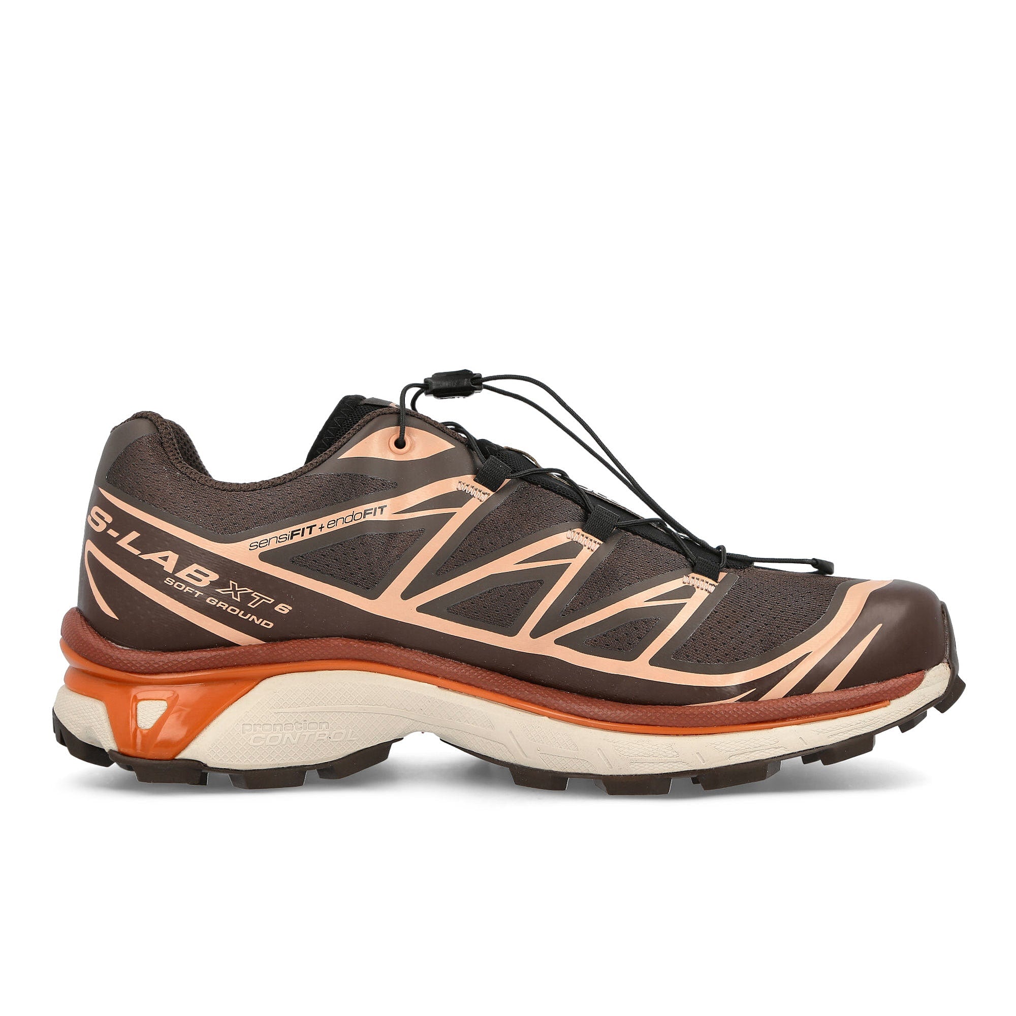 Salomon xt-6 Delicioso-Chocolate Fondant-Peach Beige Sneakers Silhouette | Overkill
