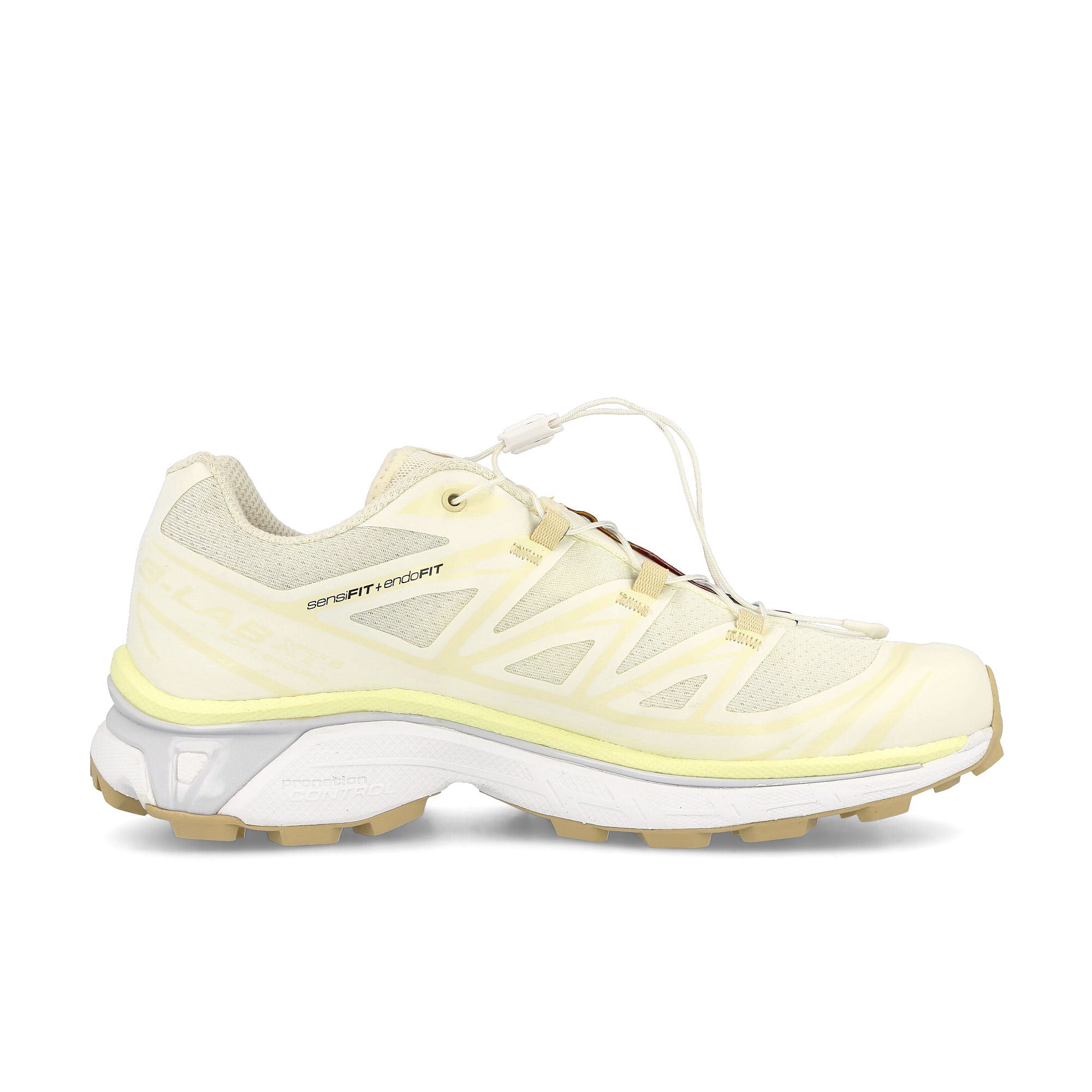 Salomon XT-6 Vanilla Ice-Yellow Iris-Artctic Ice Sneakers Silhouette | Overkill