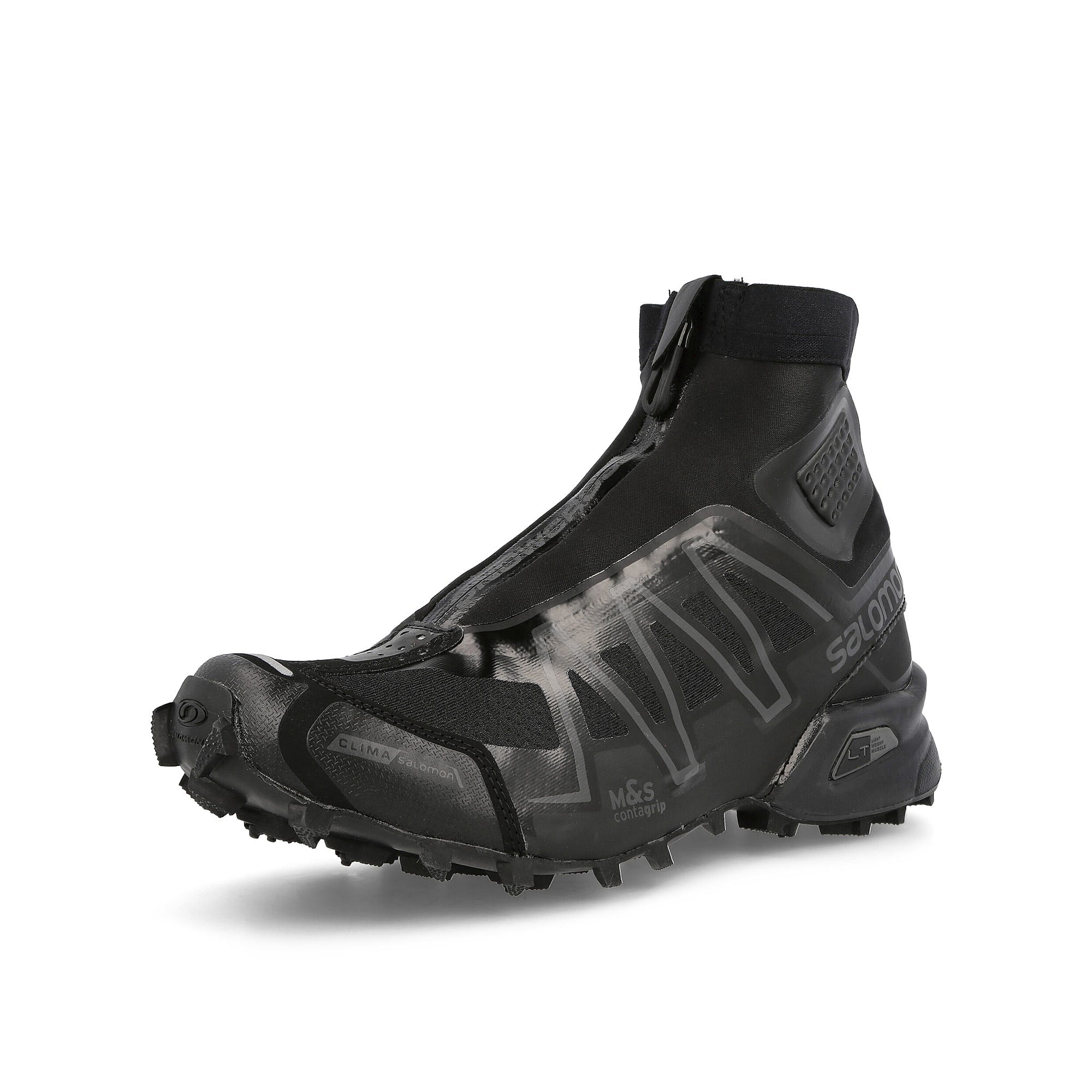 Salomon Snowcross Black / Black / Magnet Sneakers Close Up | Overkill