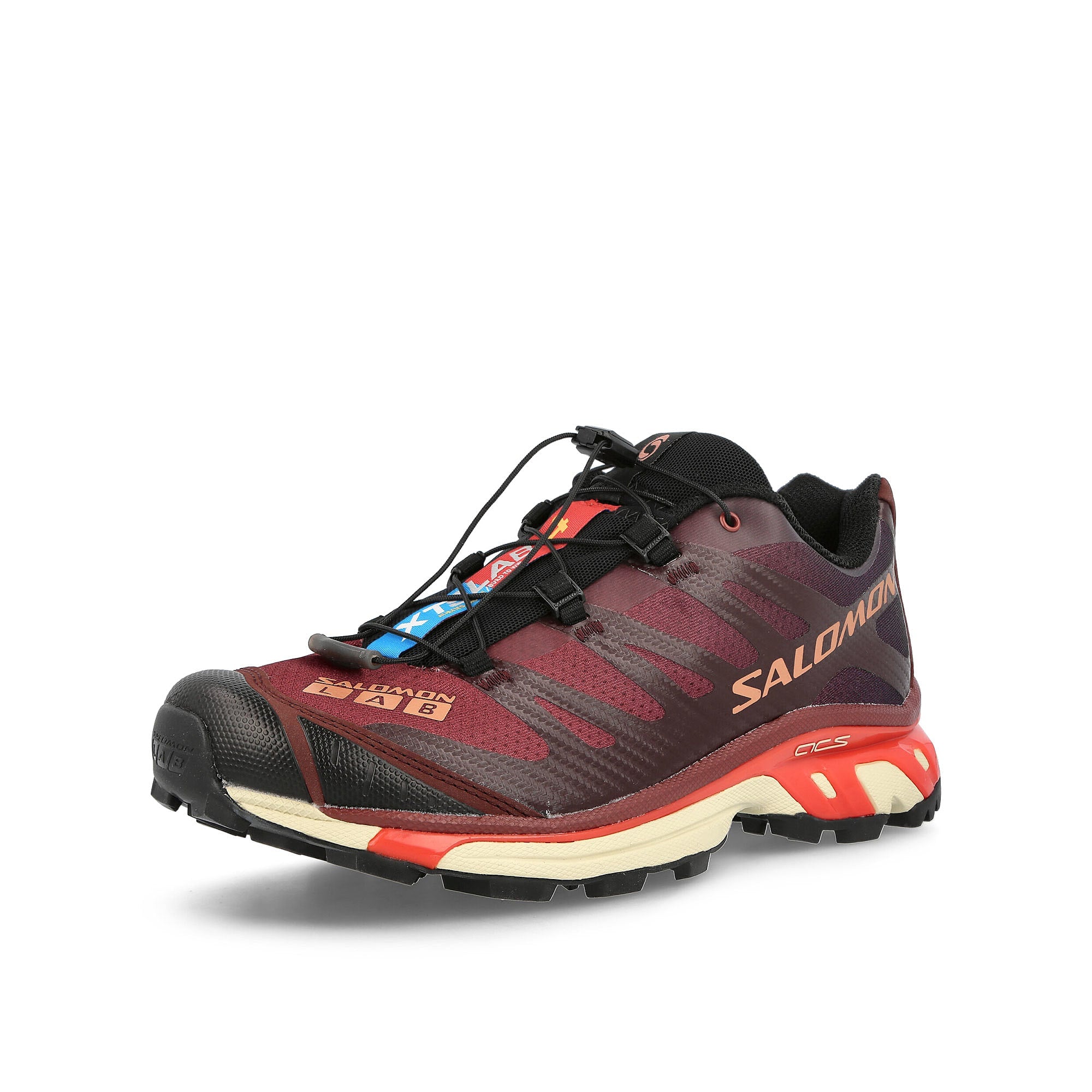 Salomon xt-4 Bitter Chocolate-Mocha Mousse Sneakers Close Up | Overkill