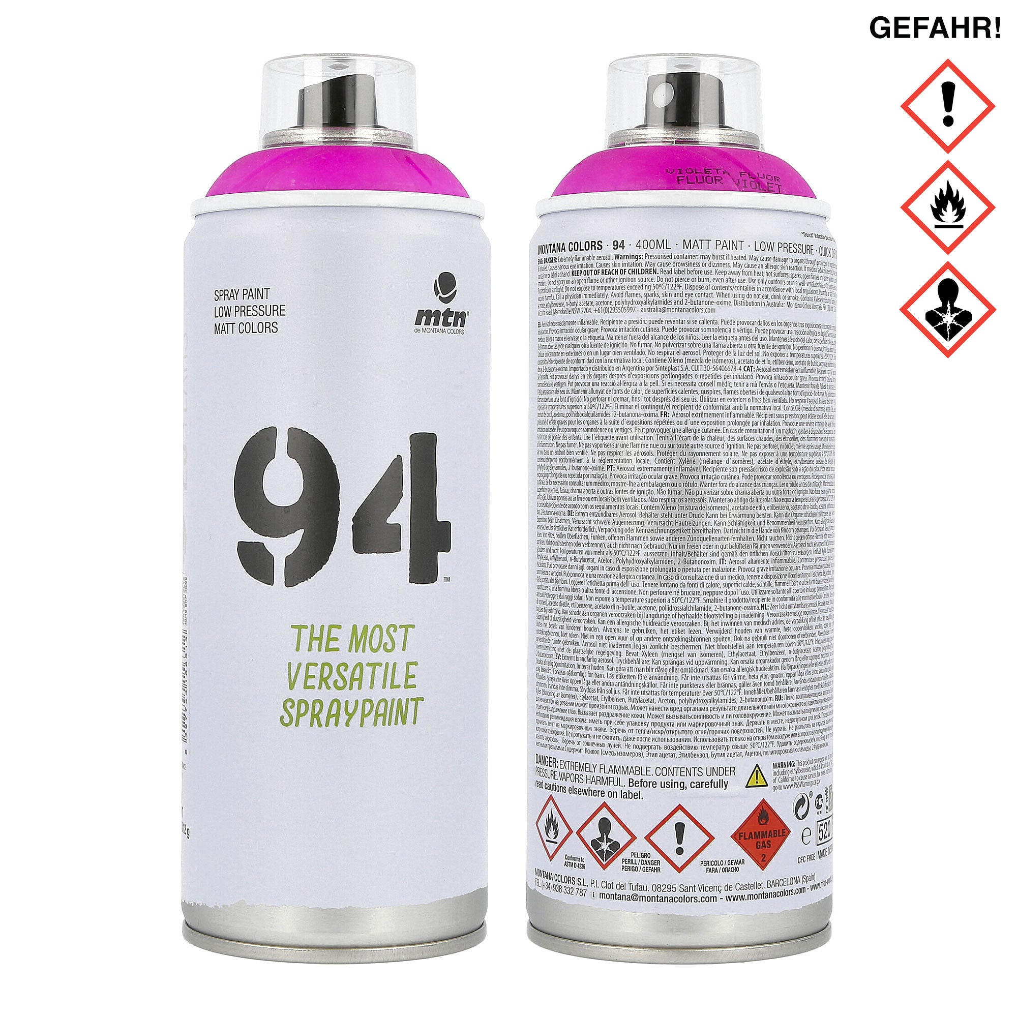 MTN 94 fluorescent 400 ml Cans EX0140600M | Overkill