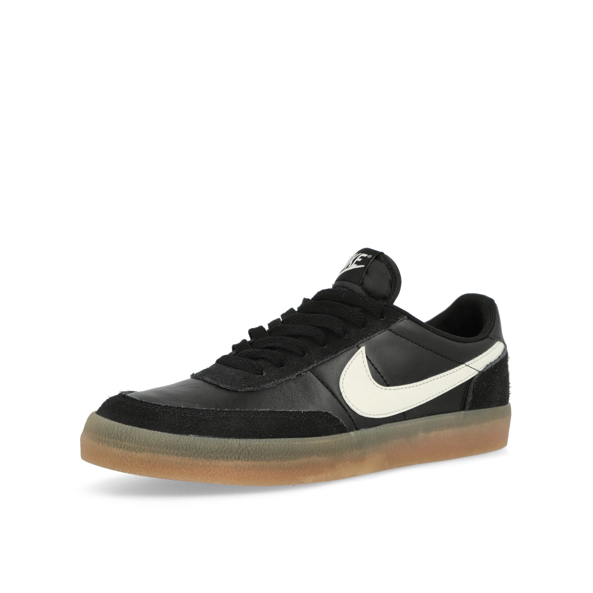 Nike Killshot 2 Leather Black / Sail - Gum Yellow Low Top Sneakers Close Up | Overkill