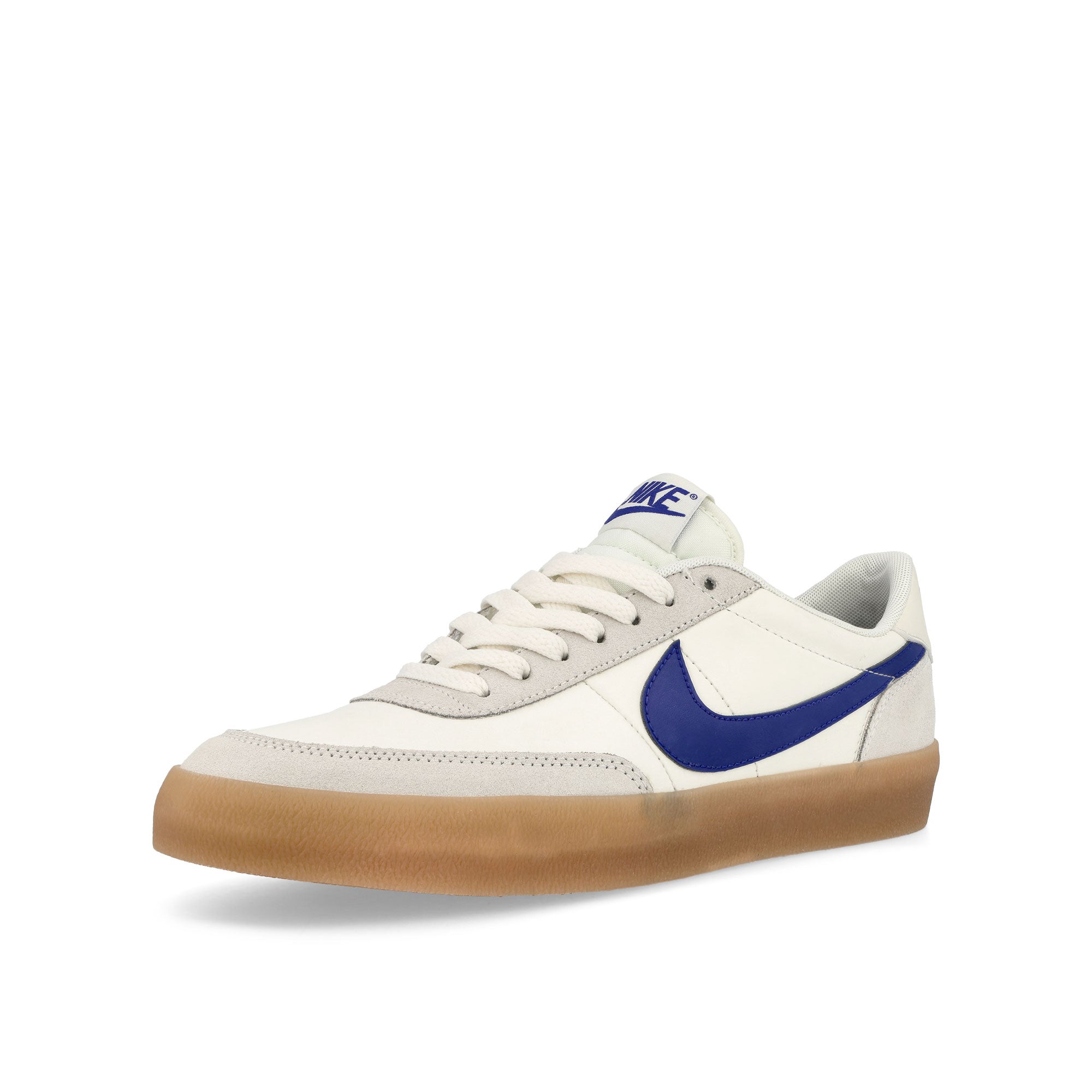 Nike Killshot 2 Leather Sail / Hyper Blue - Gum Yellow Low Top Sneakers Close Up | Overkill