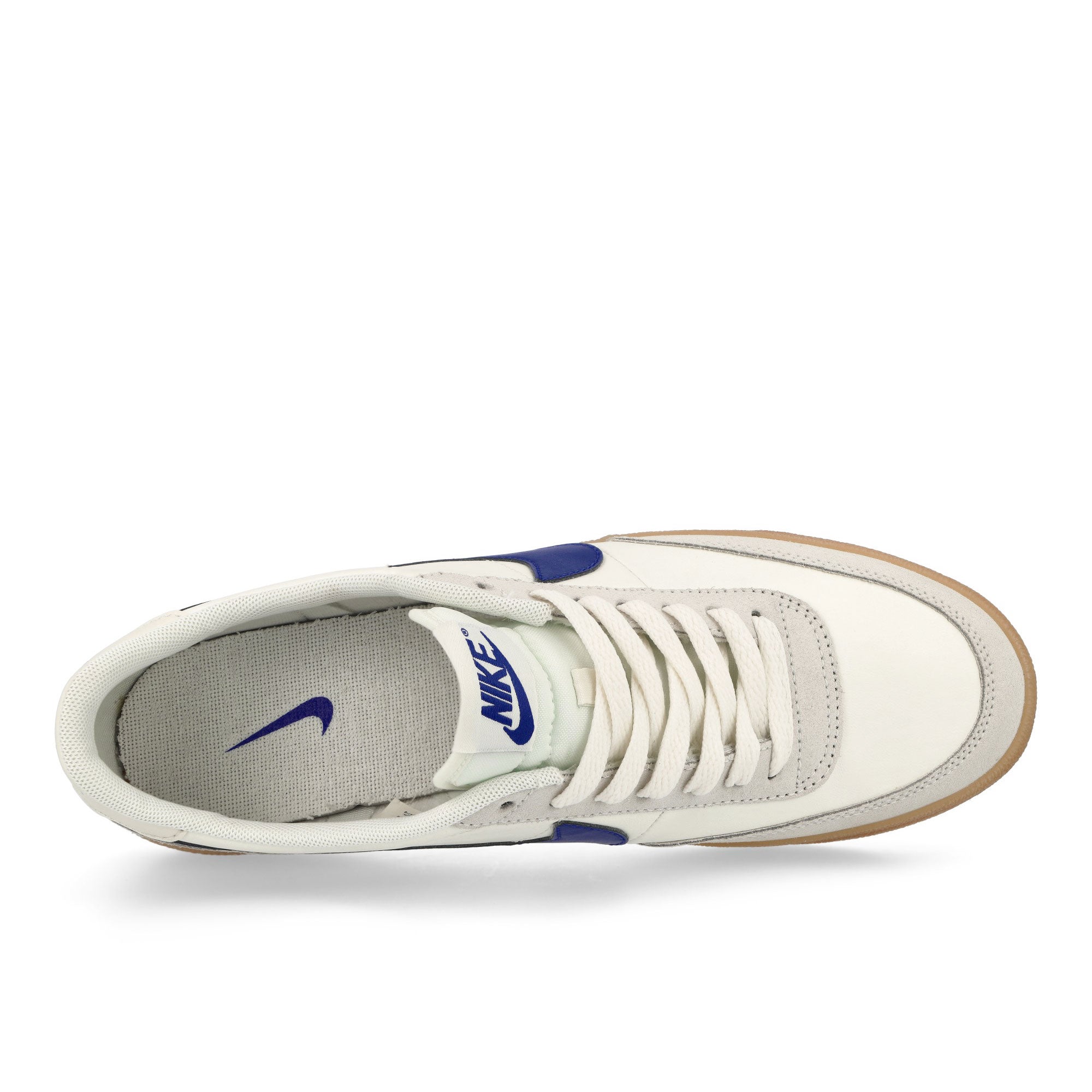 Nike Killshot 2 Leather Sail / Hyper Blue - Gum Yellow Low Top Sneakers Detailfoto | Overkill