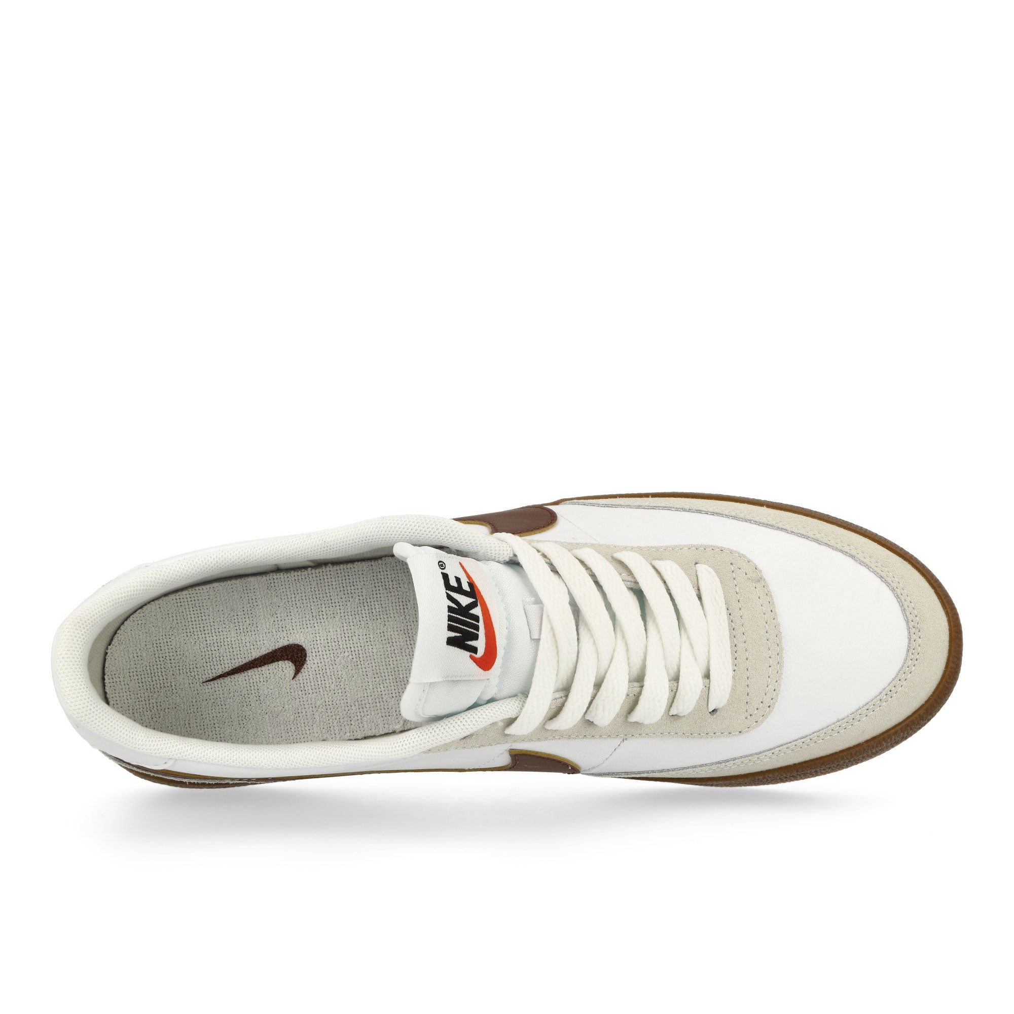 Nike Killshot 2 Leather White / Cacao Wow - Gum Med Brown - Black Low Top Sneakers Detailfoto | Overkill