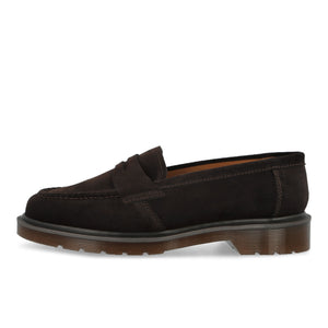 Dr. Martens Delapre Penny Loafer Brindle Brown / Repello Calf Suede MB Loafers & Lace ups 43301201 | Overkill