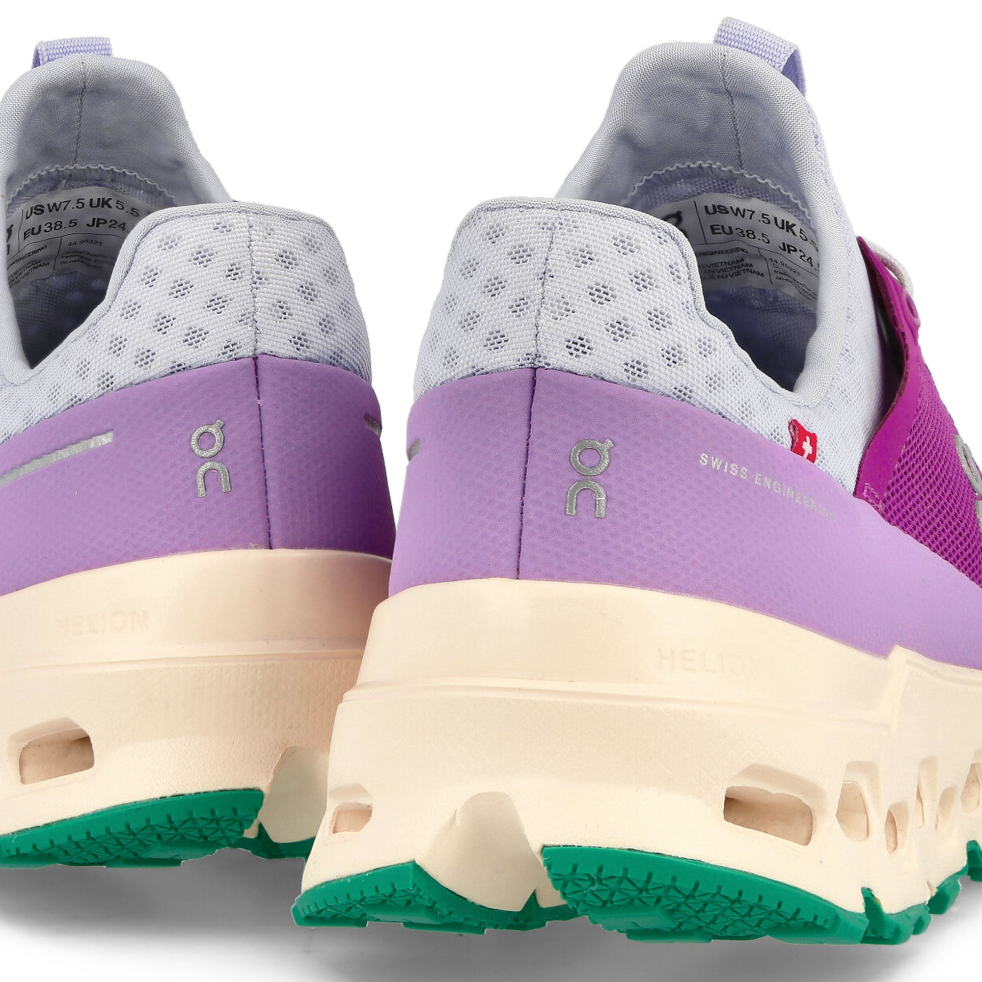 On W Cloudultra Rhubarb / Ray Low Top Sneakers Detailfoto | Overkill