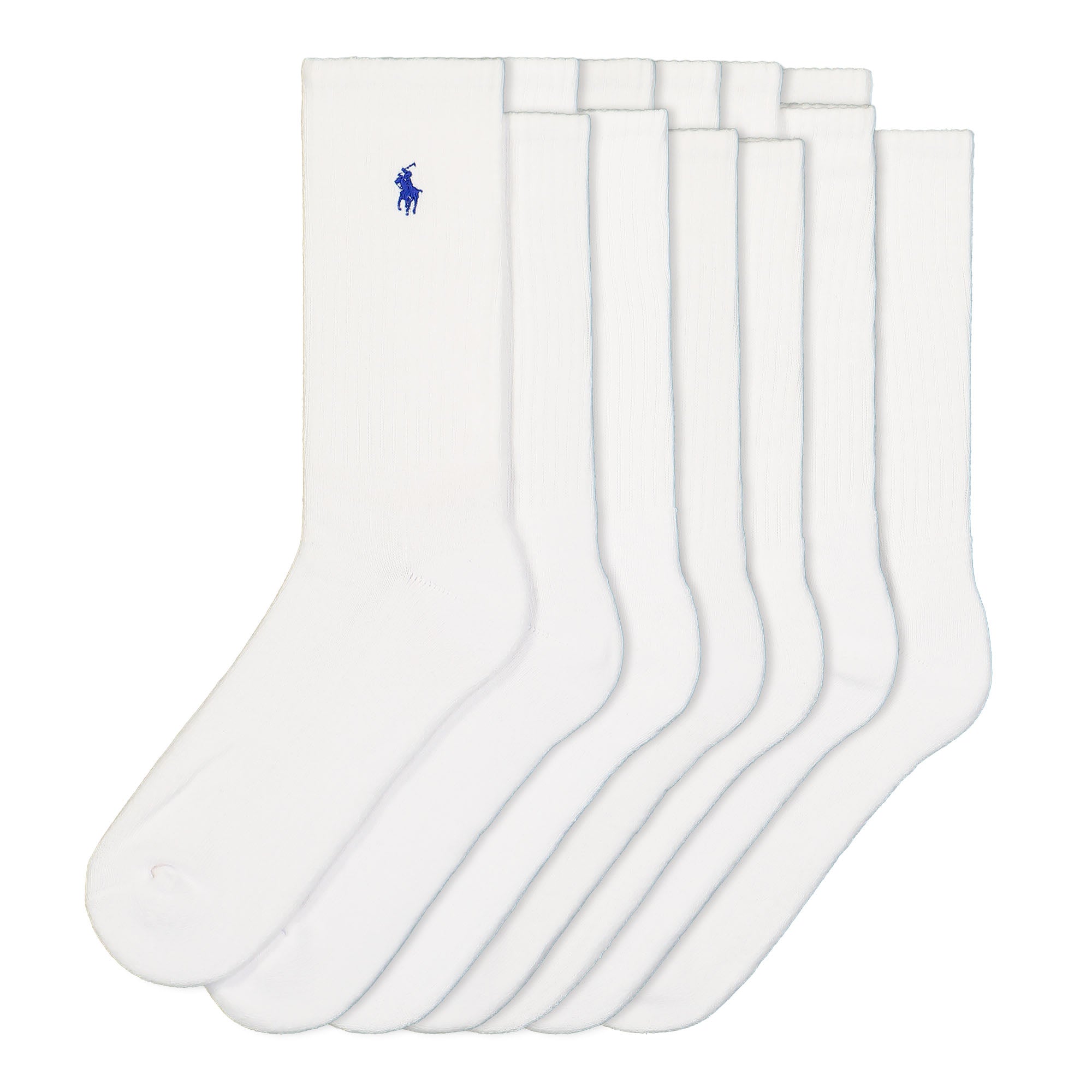 Polo Ralph Lauren Classic Crew Socks 6 Pack White / Colored Socks 449799740002 | Overkill