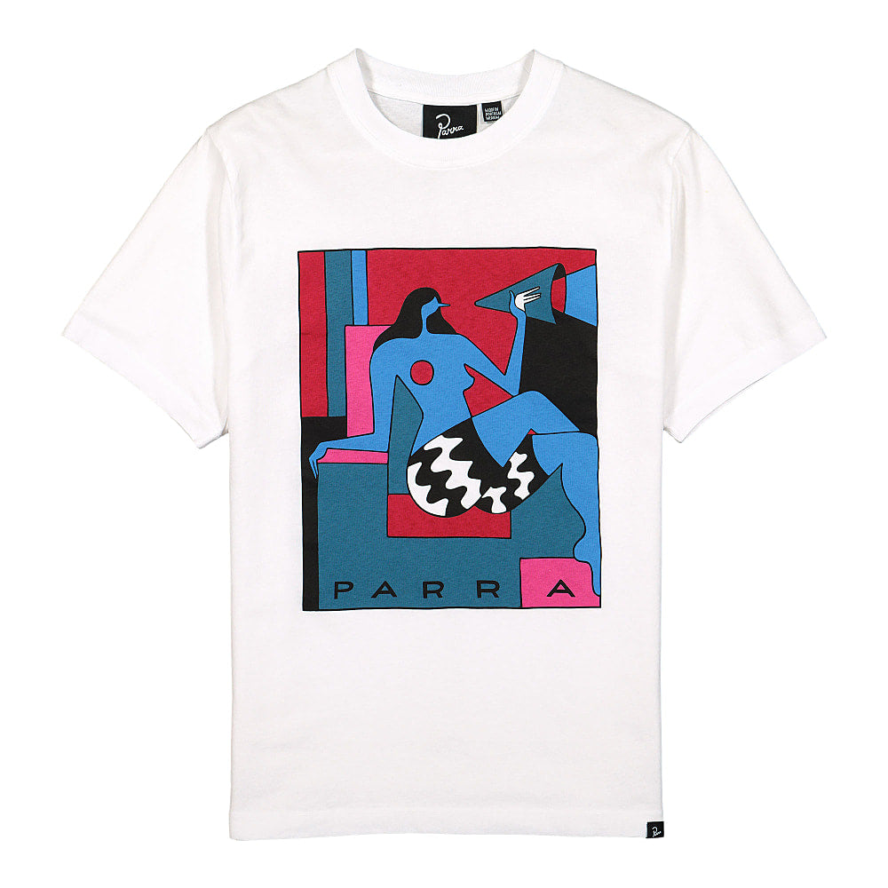 Parra Too Loud T-Shirt White T-Shirts 45000 | Overkill