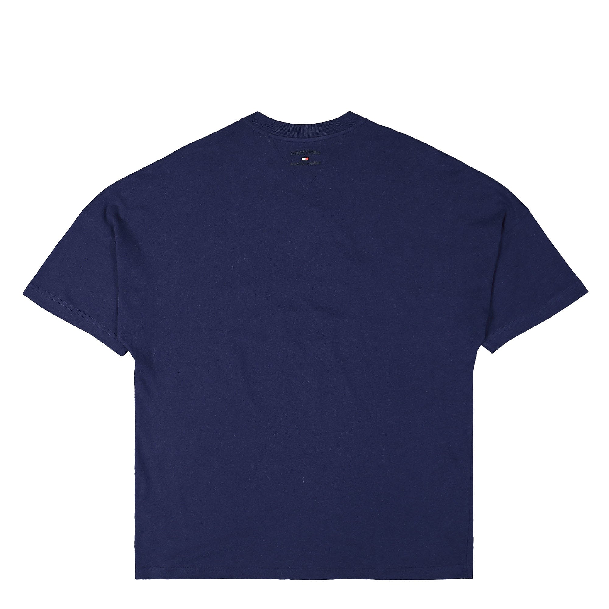 Tommy Jeans TJCU Split HEM Tommy Tee Yale Navy T-Shirts Material | Overkill
