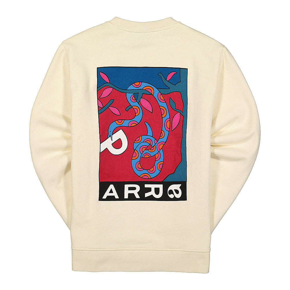 Parra Eves Garden Crewneck Sweatshirt Off White Sweatshirts Material | Overkill