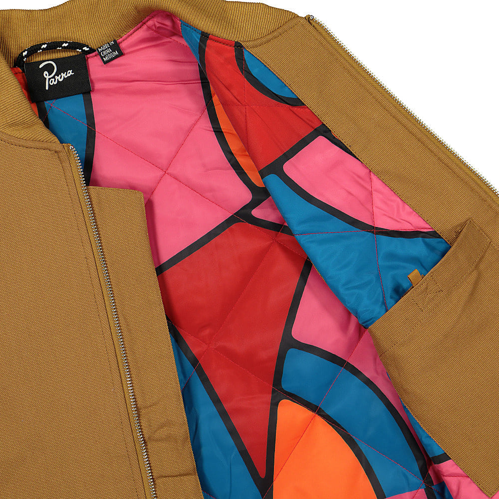 Parra Snake Pattern Vest Camel Vests Close-up | Overkill