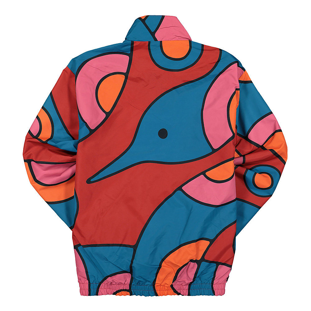 Parra Serpent Pattern Track Top Multi Track Jackets Close-up | Overkill