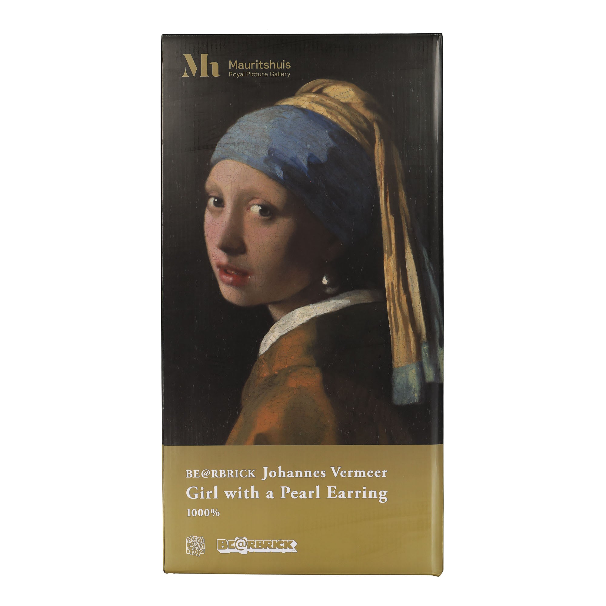 Medicom Be@rbrick Girl with a Pearl Earring 1000% Multicolor Collectibles & Toys Close-up | Overkill