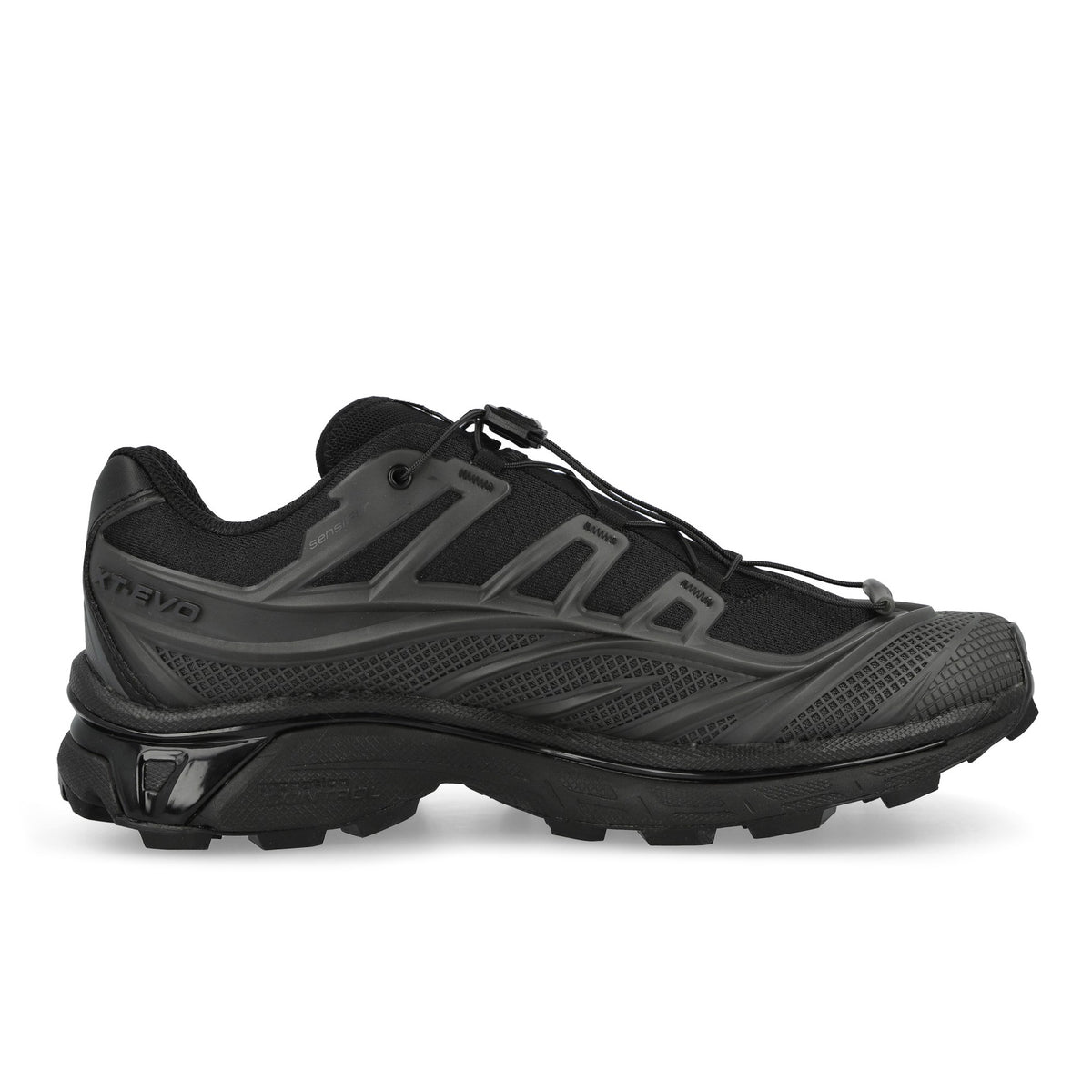 Salomon XT-Evo Black / Black / Asphalt Low Top Sneakers 454042 Silhouette | Overkill