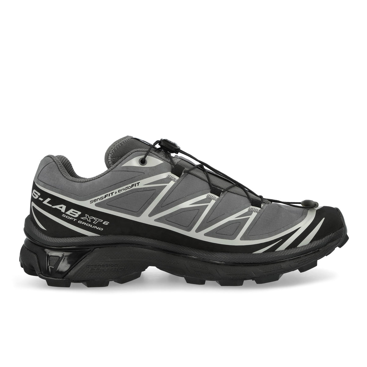 Salomon XT-6 Protective Castlerock / Black / Paloma Low Top Sneakers 454049 Silhouette | Overkill