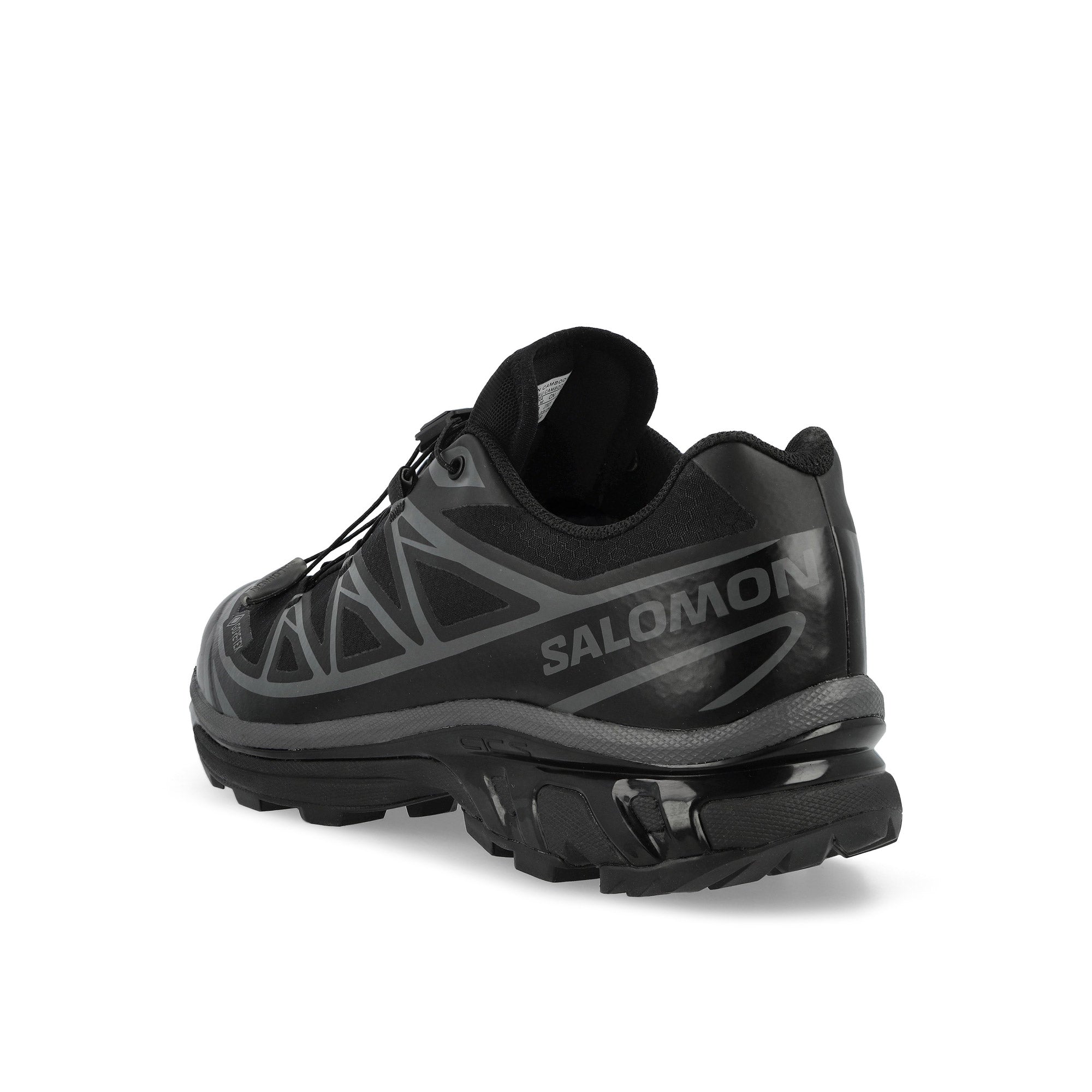 Salomon XT-6 GTX Black / Black / Asphalt sneaker 454169 Material | Overkill
