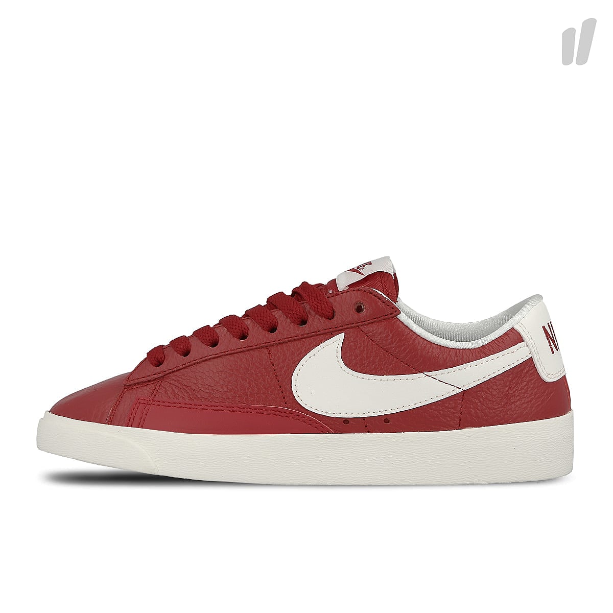 Nike wmns blazer low premium Gym Red / Ivory - Gym Red - Sail Low Top Sneakers 454471 601 | Overkill