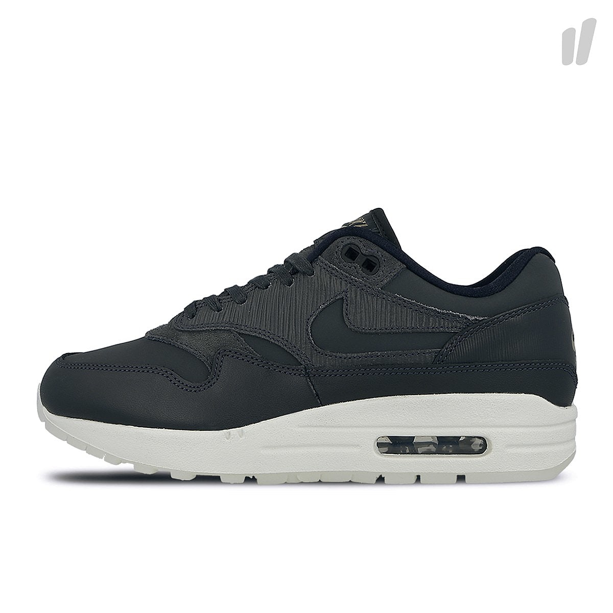 Nike wmns air max 1 premium Anthracite-Anthracite - Black - Summit White Low Top Sneakers 454746 016 | Overkill