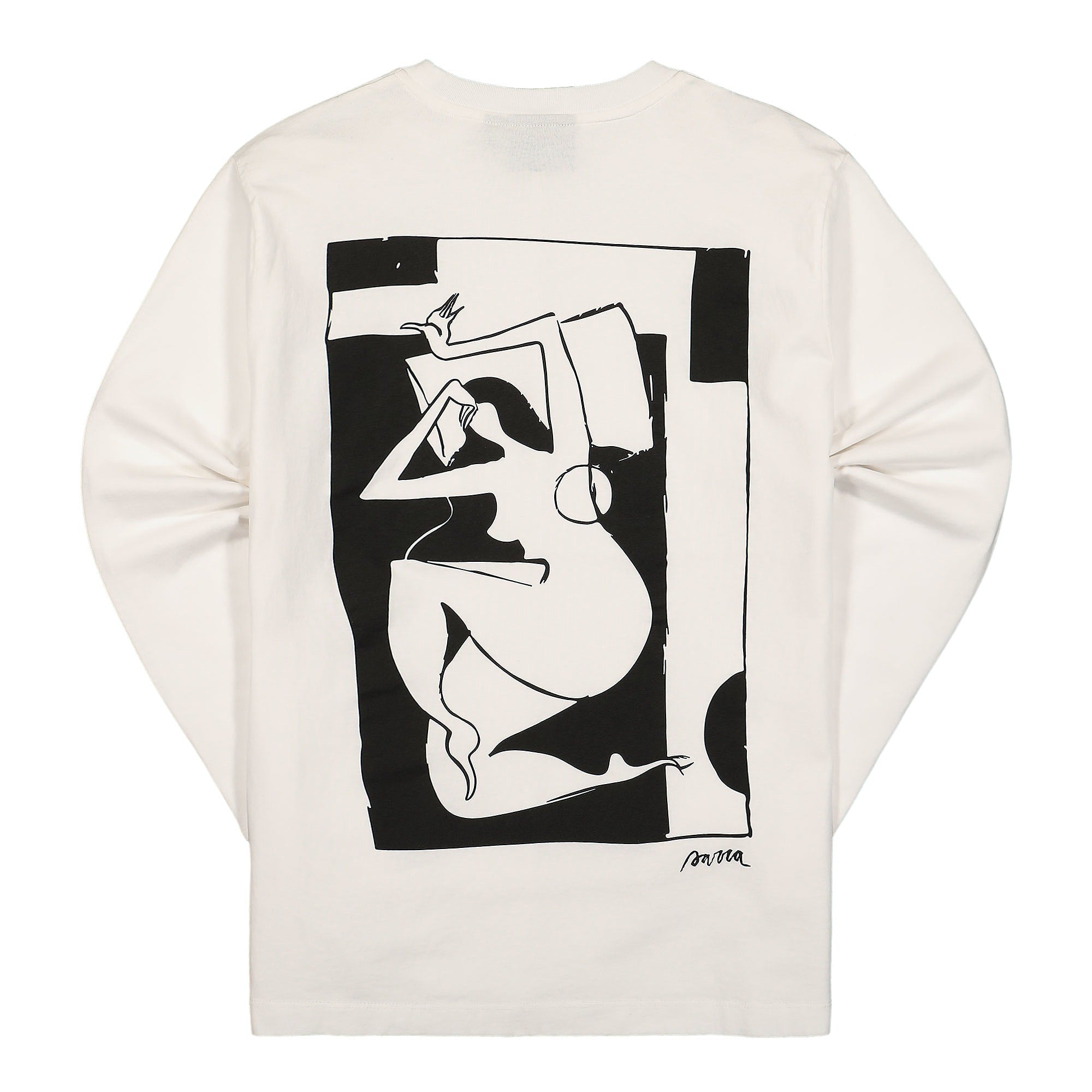 Parra Rest Day Long Sleeve T-Shirt White T-Shirts Close-up | Overkill
