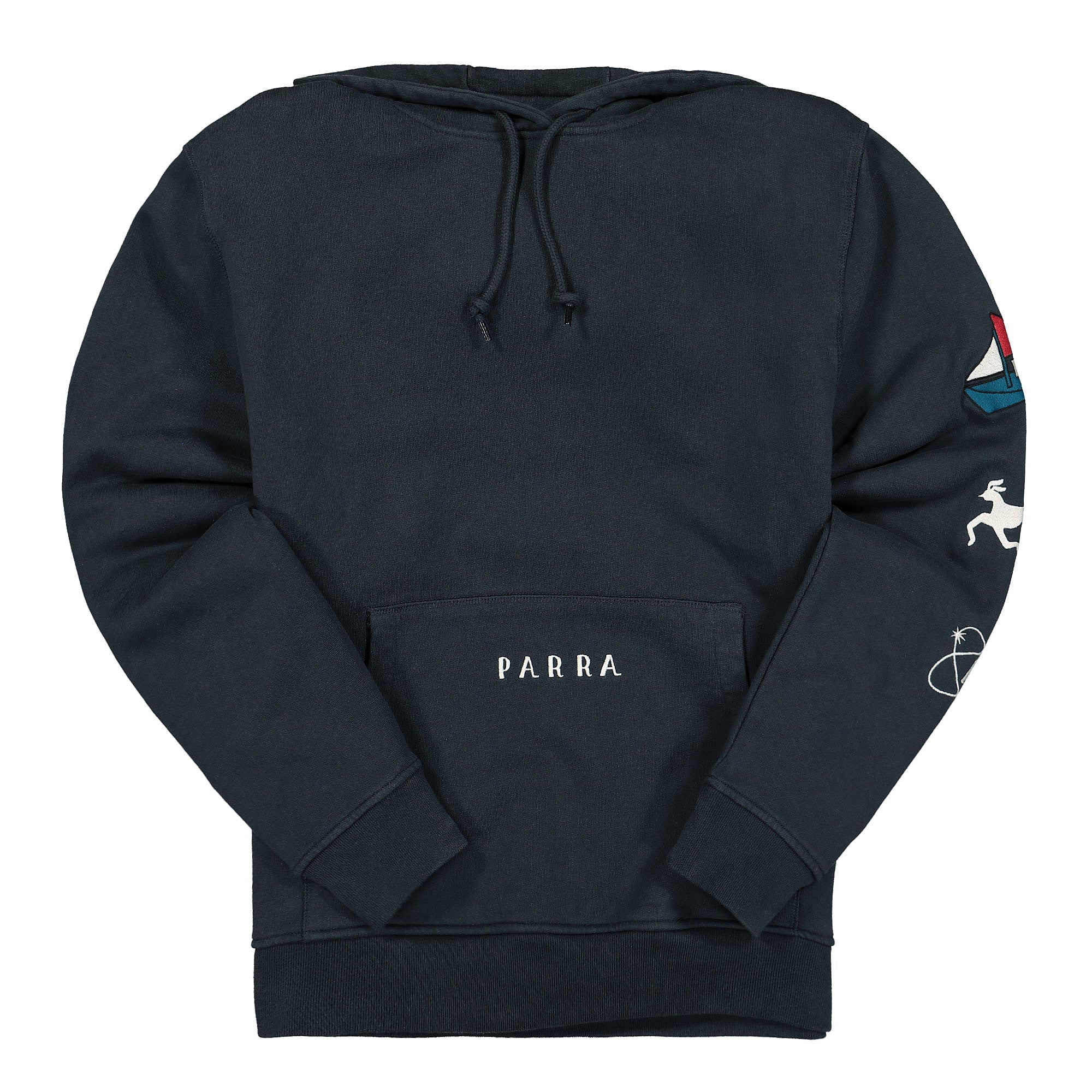 Parra Paper Dog Systems Hooded Sweatshirt Navy Blue Hoodies 46235 | Overkill