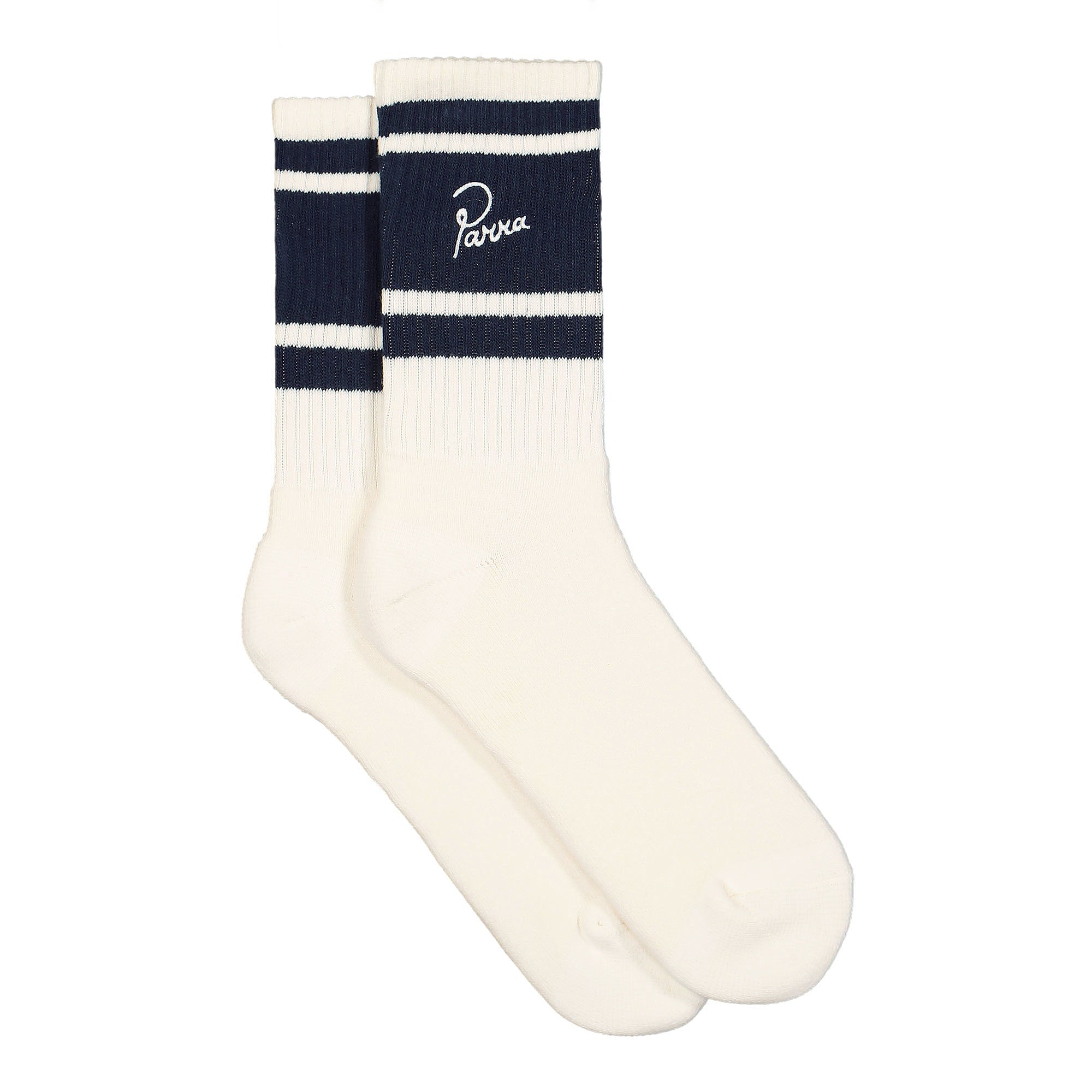 Parra 2 Tone Crew Socks Blue Socks Material | Overkill