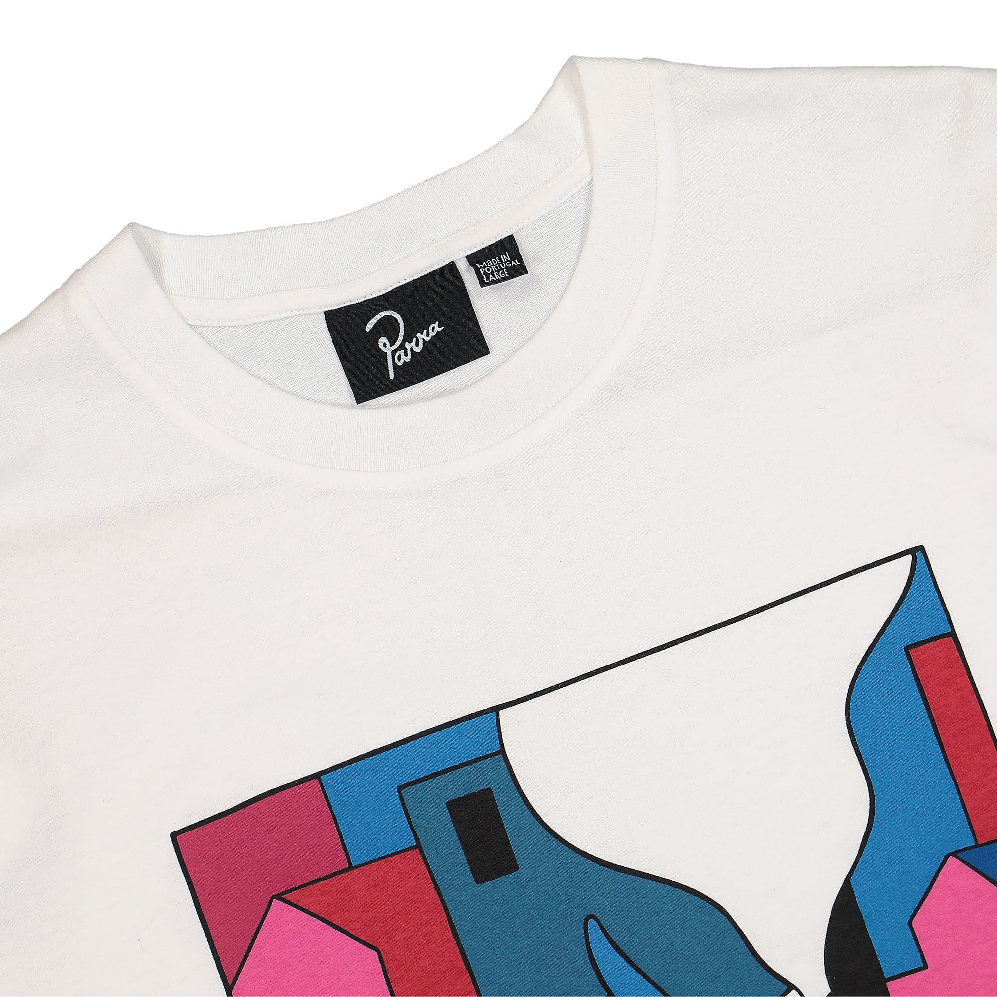 Parra Bad Habits T-Shirt White T-Shirts Close-up | Overkill