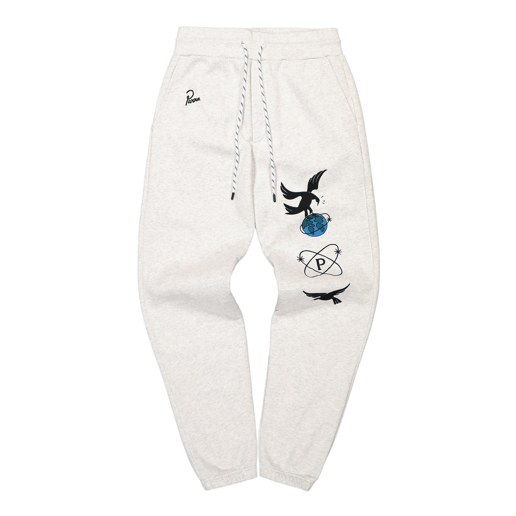 Parra Bird Systems Sweat Pants Ash Grey Sweat & Track Pants 46340 | Overkill