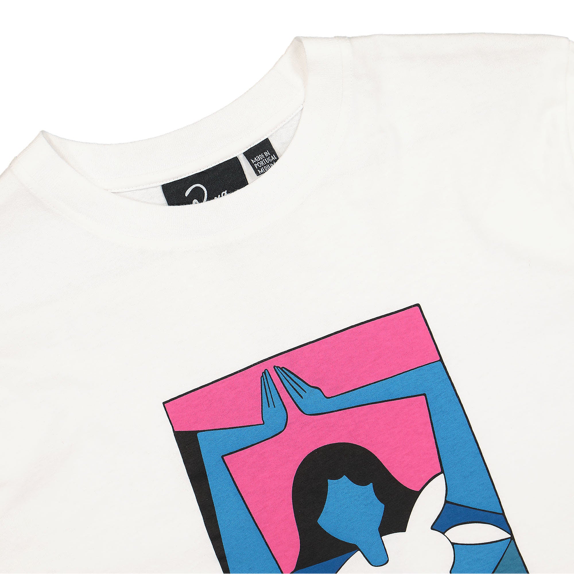 Parra Birds Of Prey T-Shirt White T-Shirts Close-up | Overkill