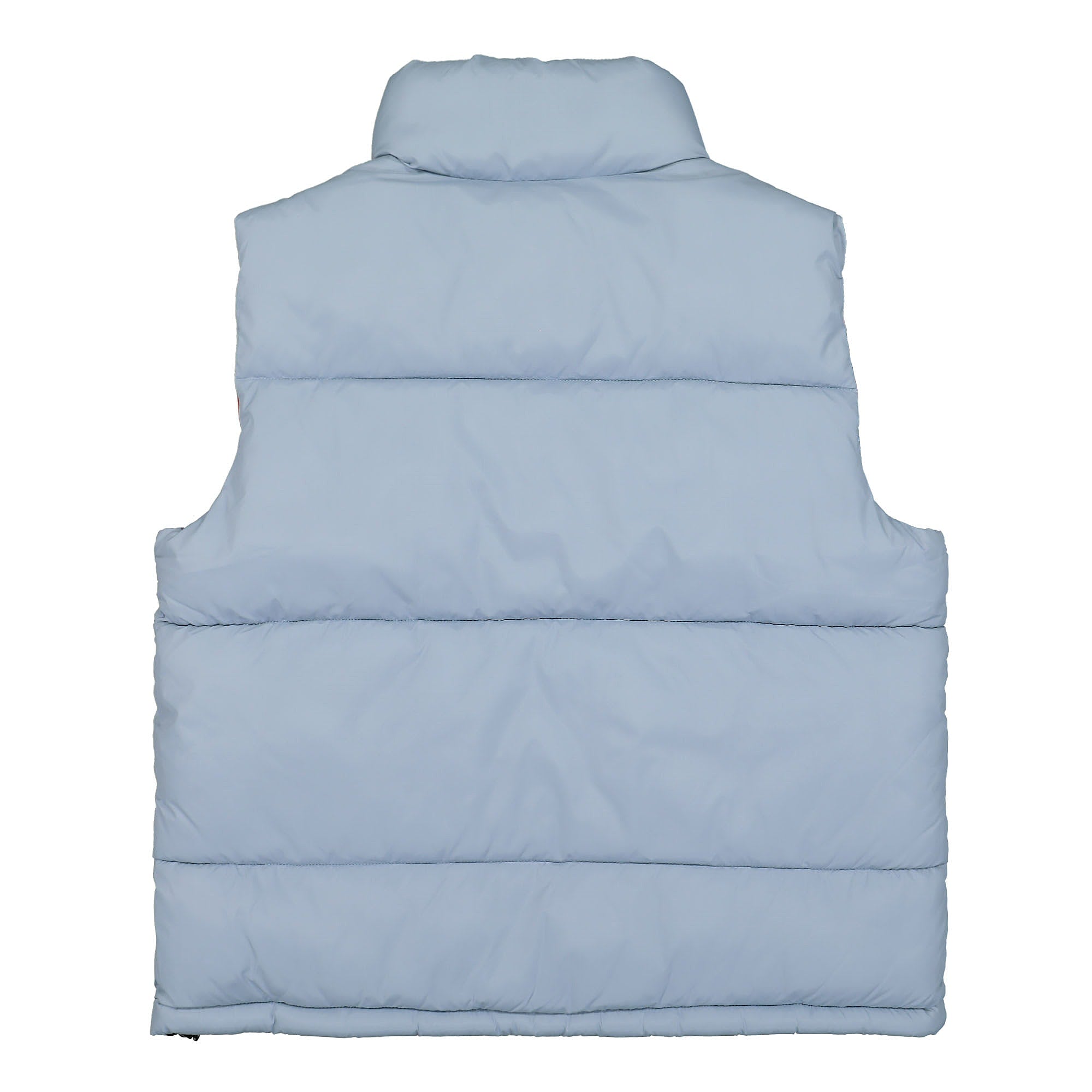 Parra Gem Stone Puffer Vest Dusty Blue Vests Material | Overkill