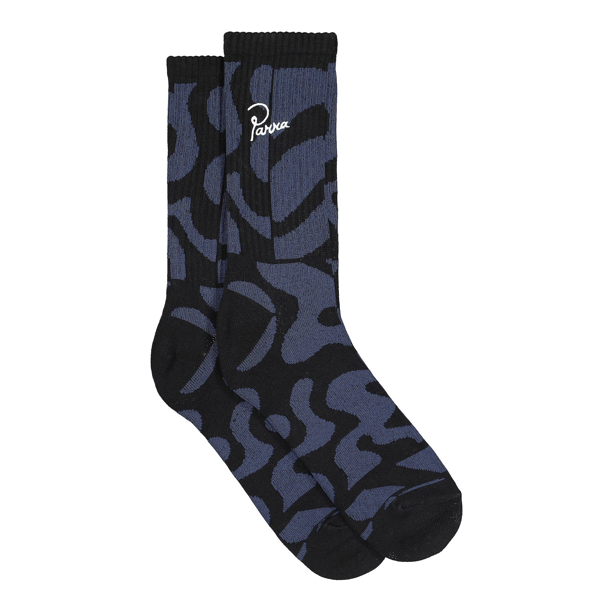 Parra Duo Gem Stone Crew Socks Blue Socks Material | Overkill