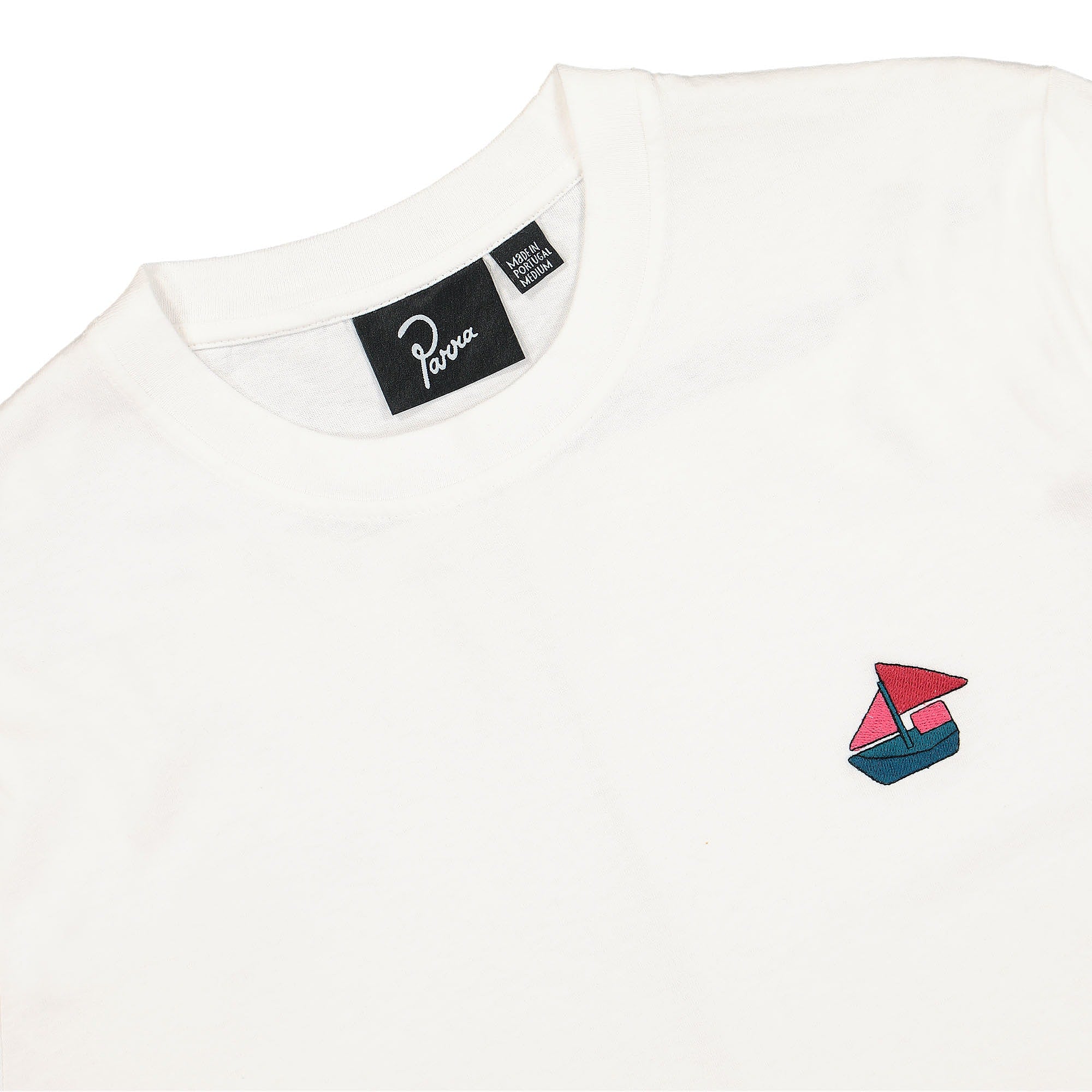 Parra Paper Boat House T-Shirt White T-Shirts Material | Overkill