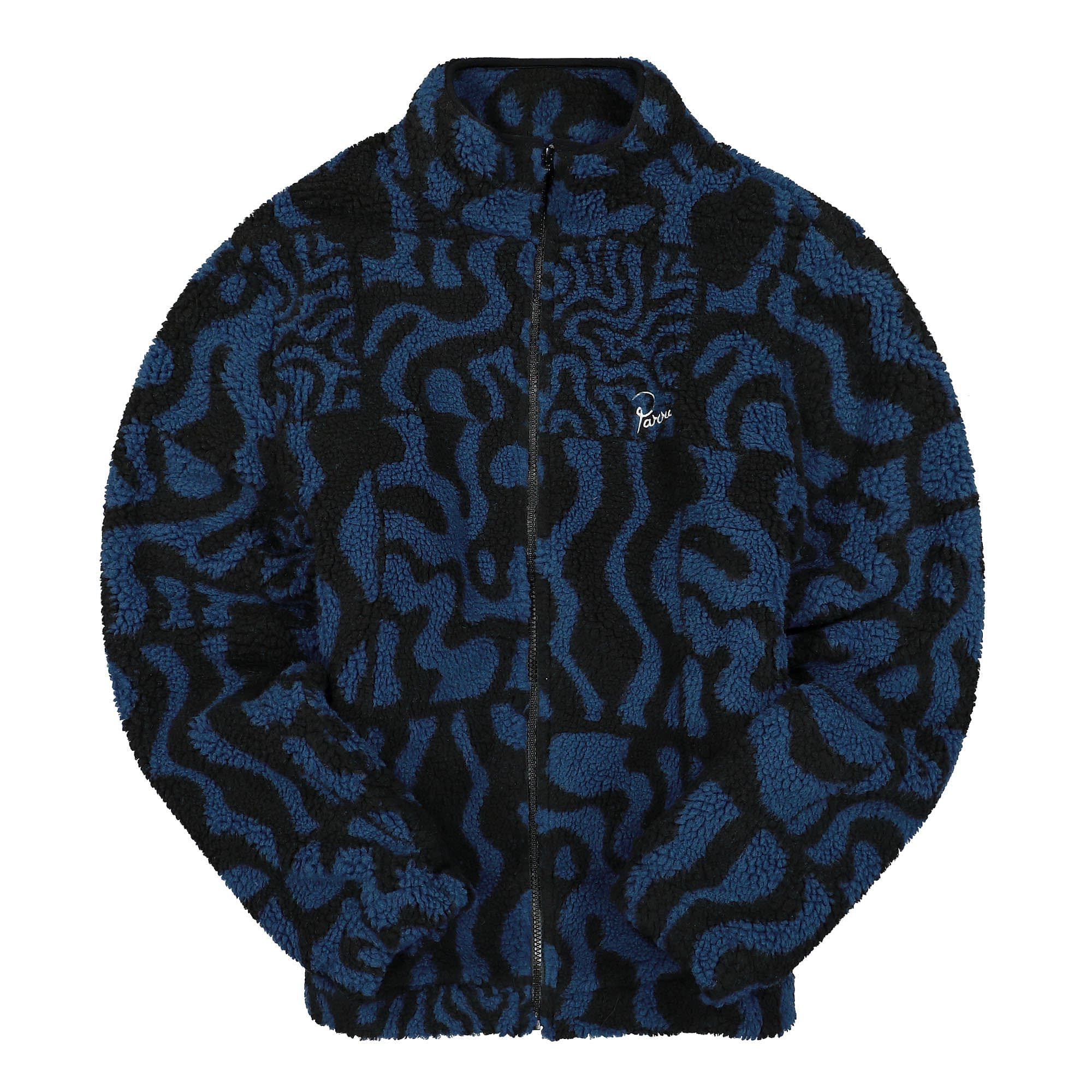 Parra Duo Gem Stone Sherpa Fleece Jacket Multi Fleece Jackets 46525 | Overkill