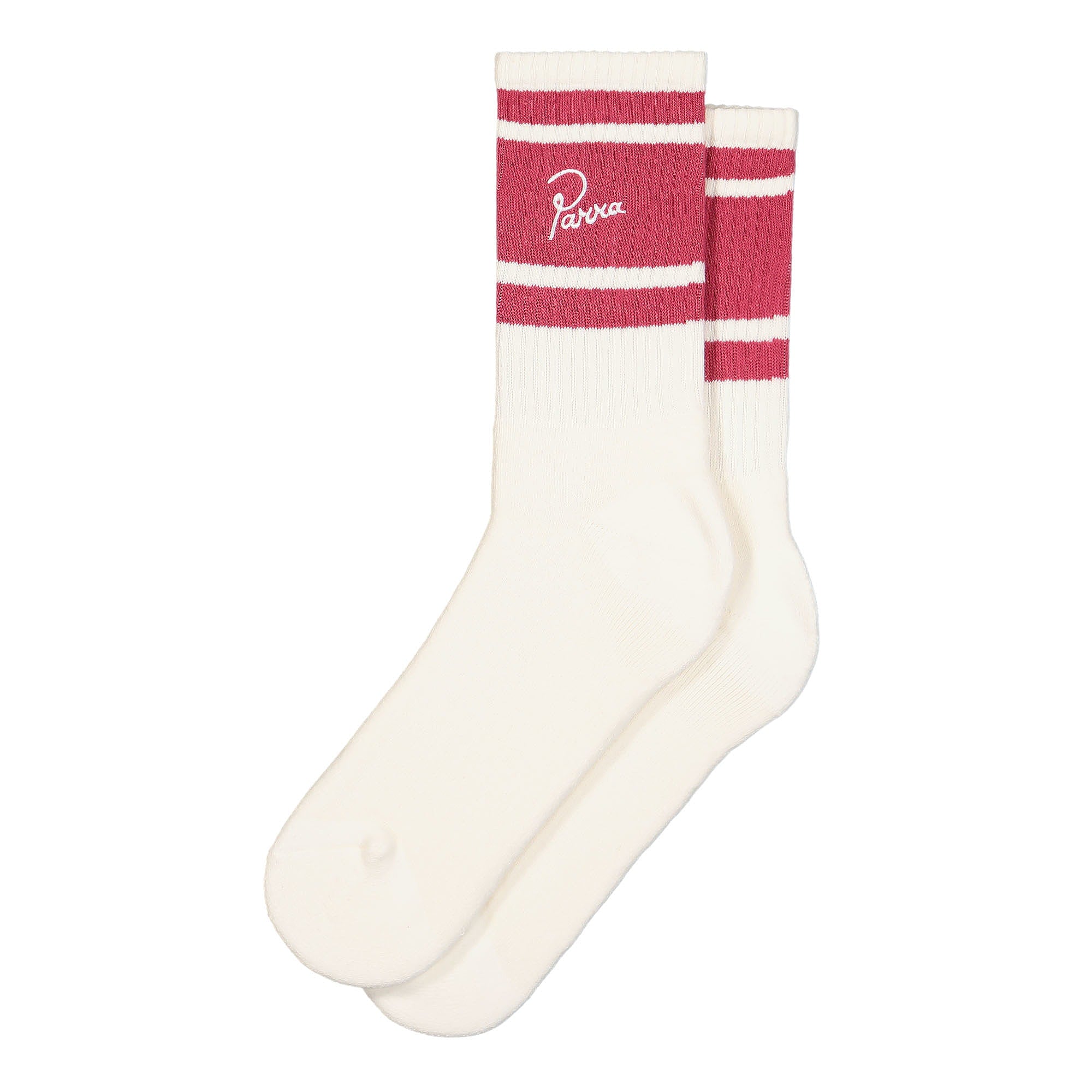 Parra 2 Tone Crew Socks Pink Socks 46555 | Overkill