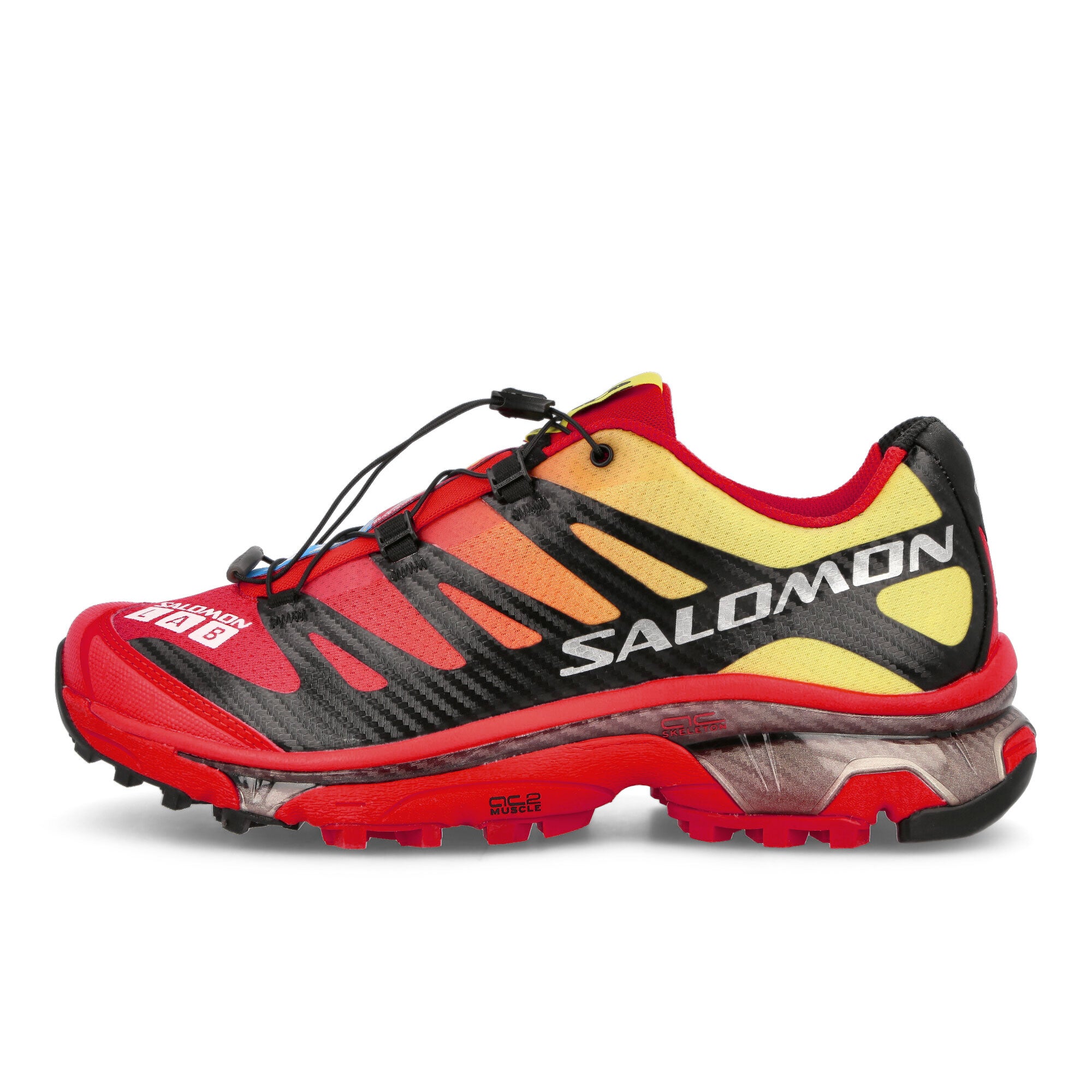 Salomon XT-4 OG Fiery Red-Black-Empire Yellow Sneakers 470242 | Overkill