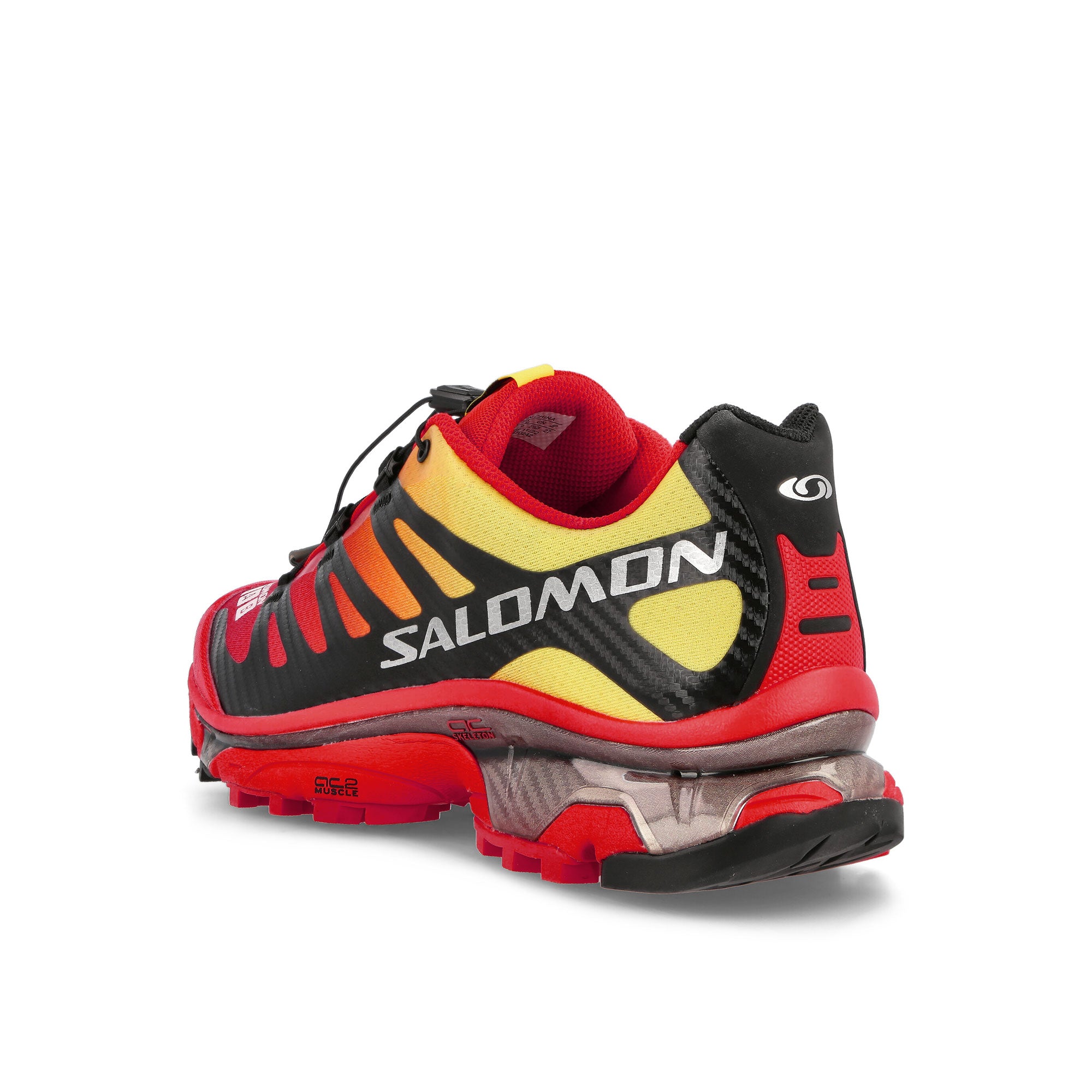 Salomon XT-4 OG Fiery Red-Black-Empire Yellow Sneakers Material | Overkill