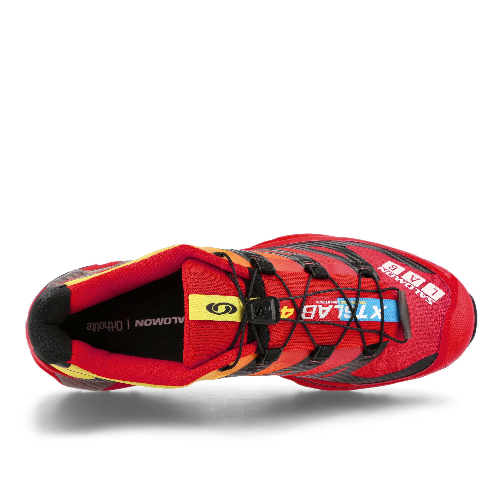 Salomon XT-4 OG Fiery Red-Black-Empire Yellow Sneakers Detailfoto | Overkill