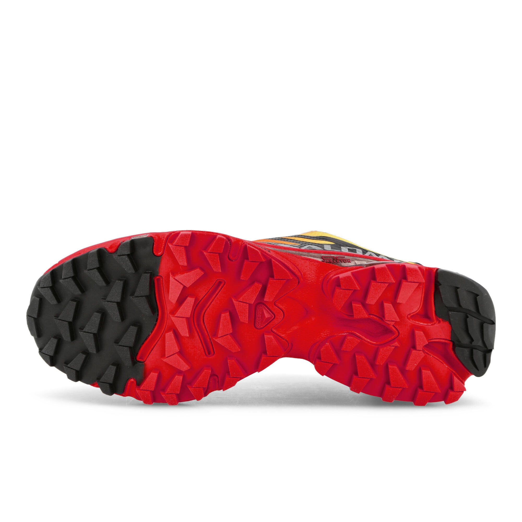 Salomon XT-4 OG Fiery Red-Black-Empire Yellow Sneakers Detail View 1 | Overkill