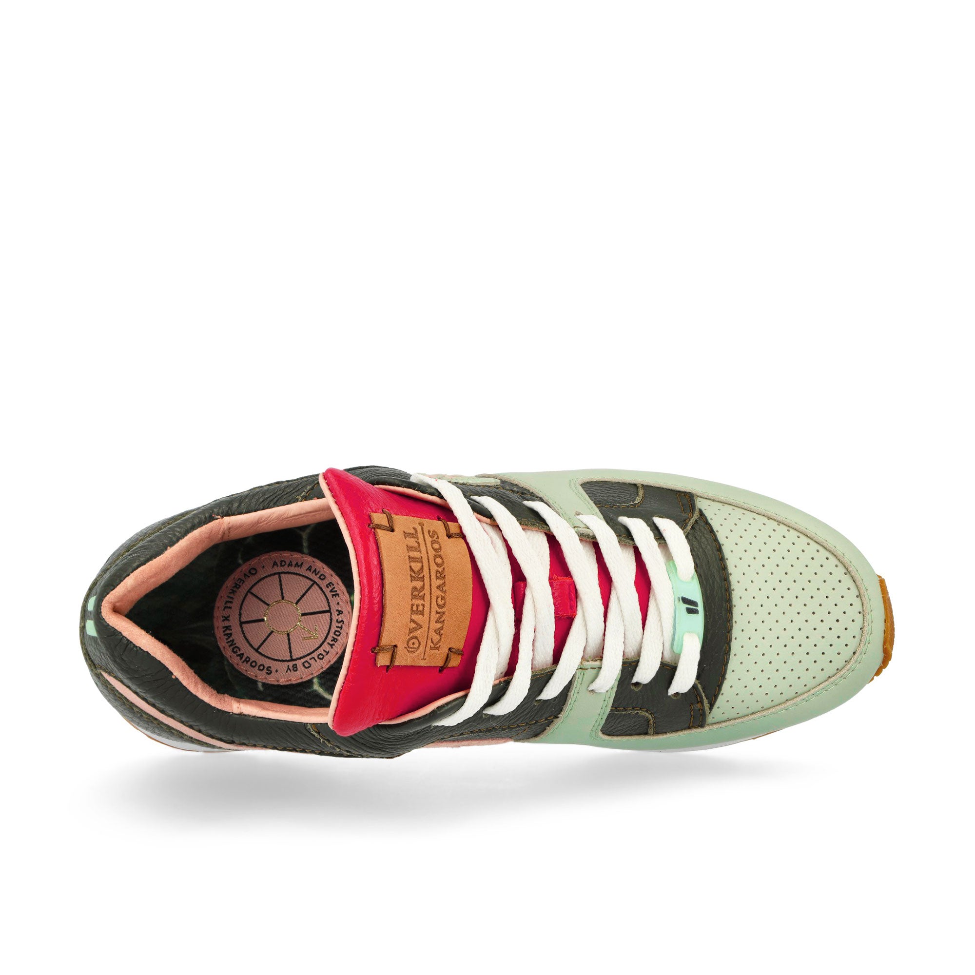 KangaROOS Coil-R1 Adam Green-Red Low Top Sneakers Detail View 2 | Overkill