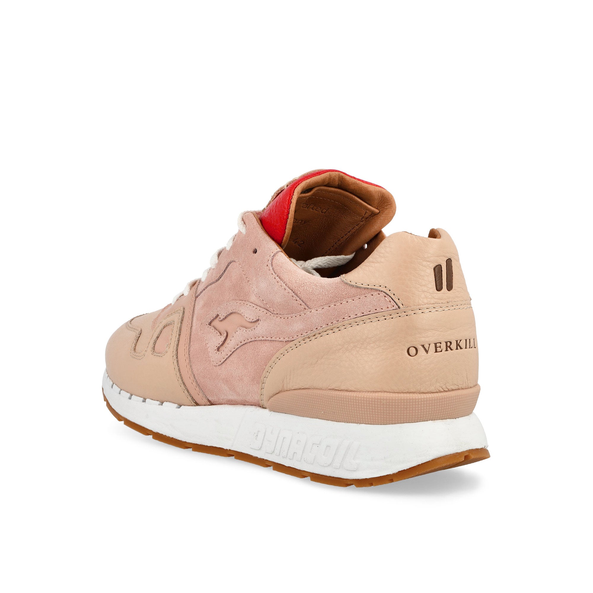 KangaROOS Omnicoil Eve Cream-Red Low Top Sneakers Material | Overkill