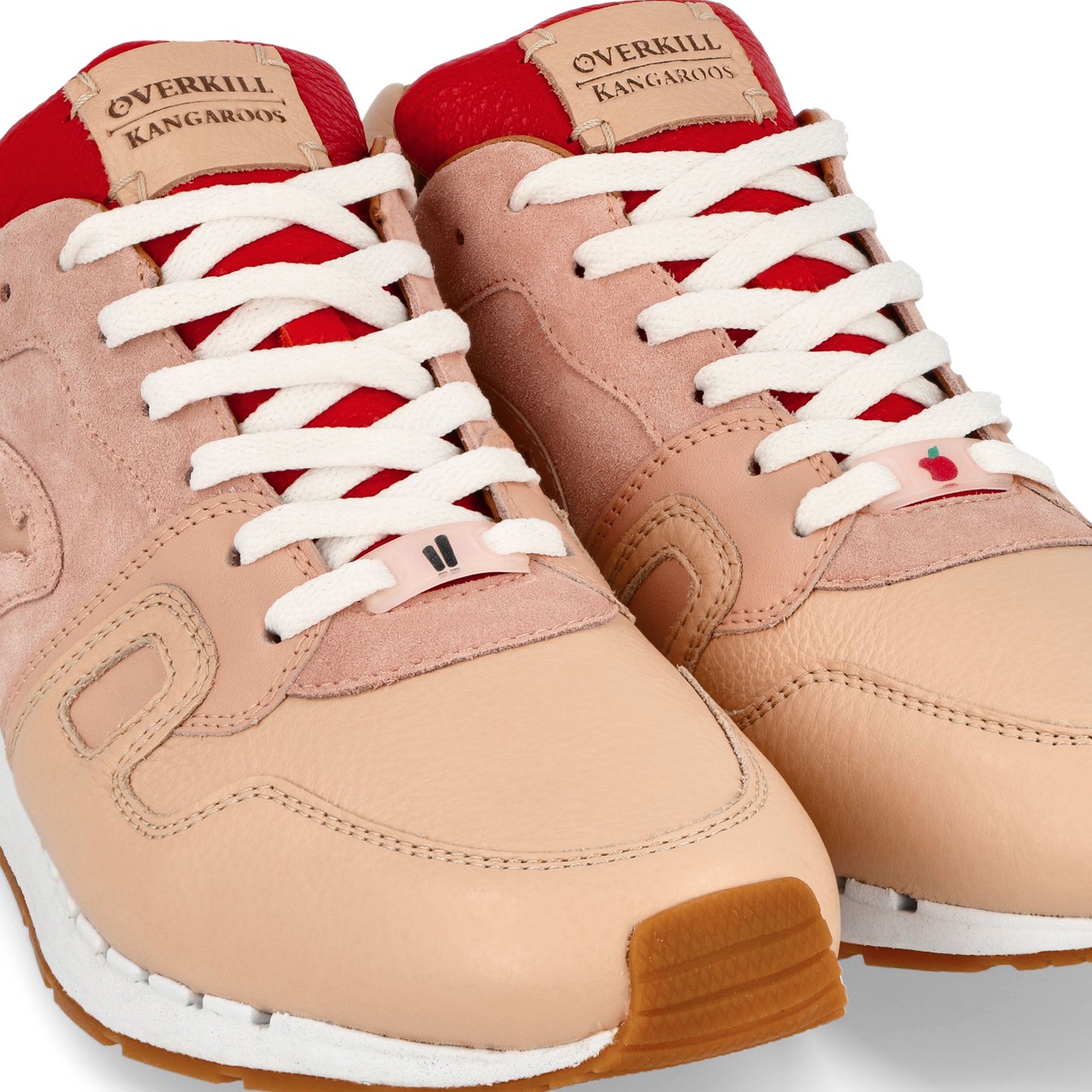 KangaROOS Omnicoil Eve Cream-Red Low Top Sneakers Detail View 1 | Overkill