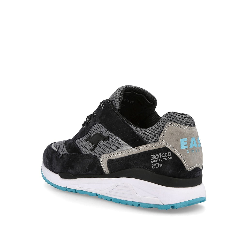 KangaROOS Easy Does It x KangaROOS Ultimate Jet Black-Steel Grey Sneakers Material | Overkill