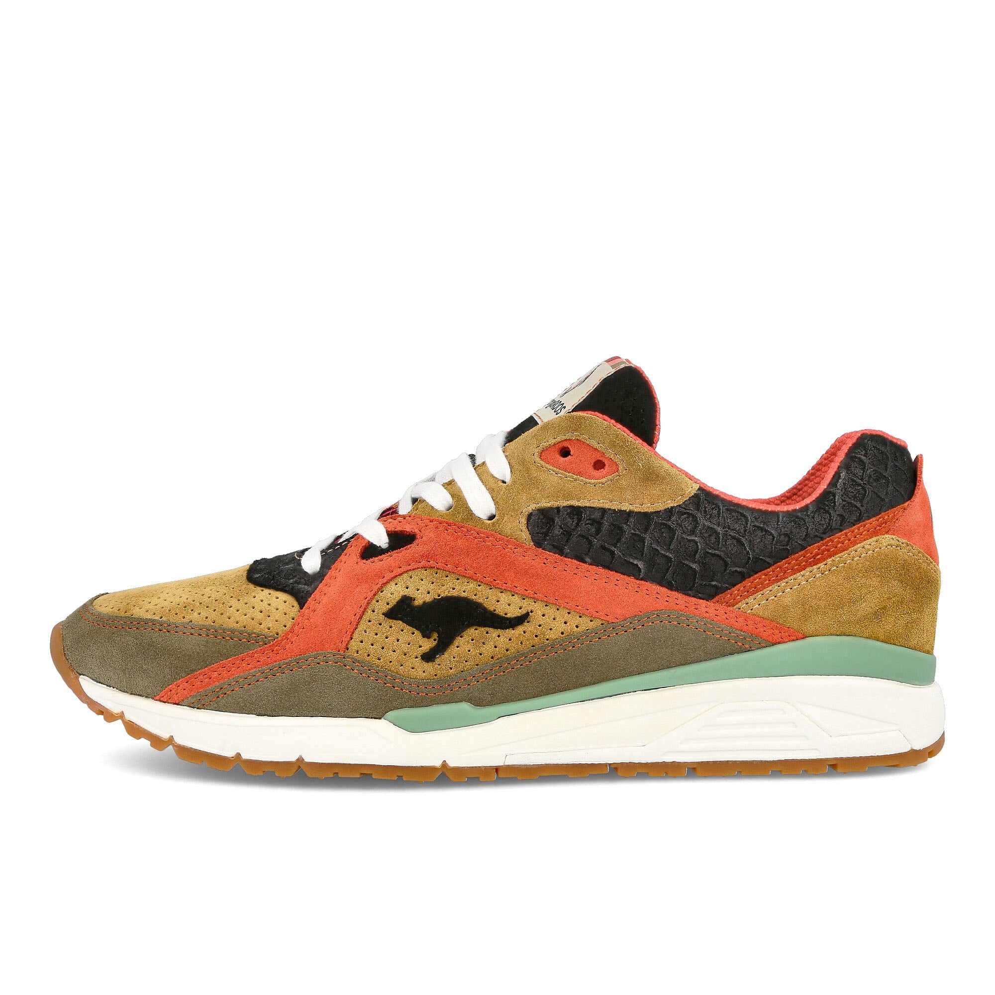 KangaROOS Bisso x Max Loewe x KangaROOS ROOSunited Rainbow Trout Saddle Bron / Jet Black 4712C 000 3021 | Overkill