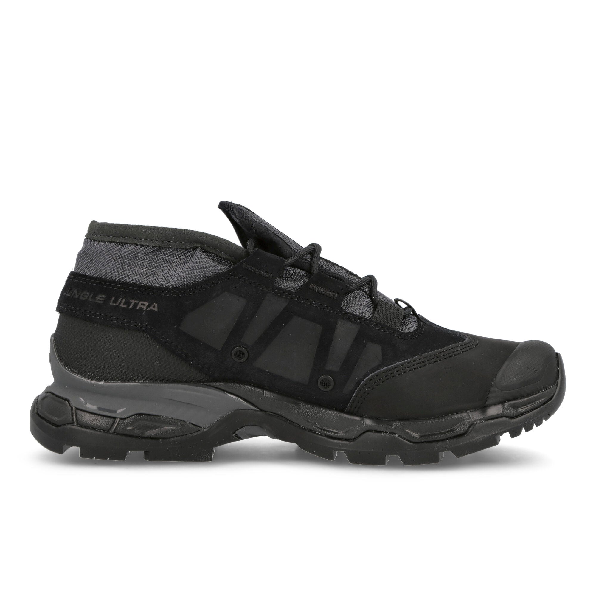 Salomon Jungle Ultra Low Advanced Black-Magnet-Ebony Sneakers Silhouette | Overkill