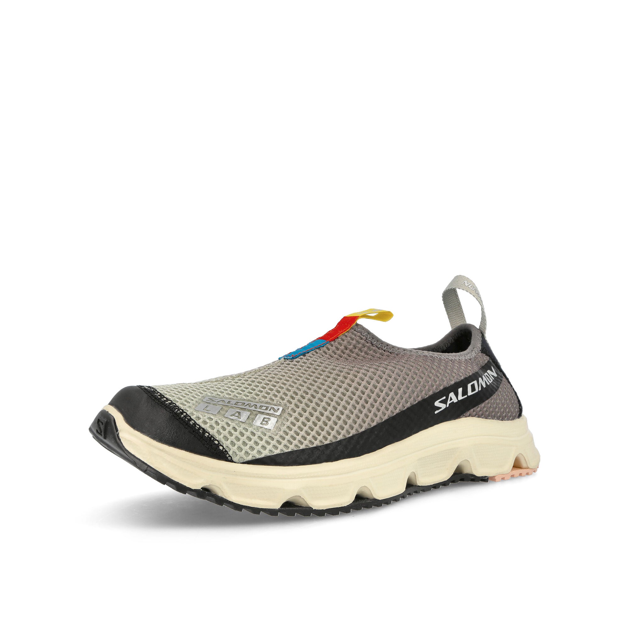 Salomon RX Moc 3.0 Pewter-Desert Sage-Rose Cloud Slides, Sandals & Slippers Close Up | Overkill